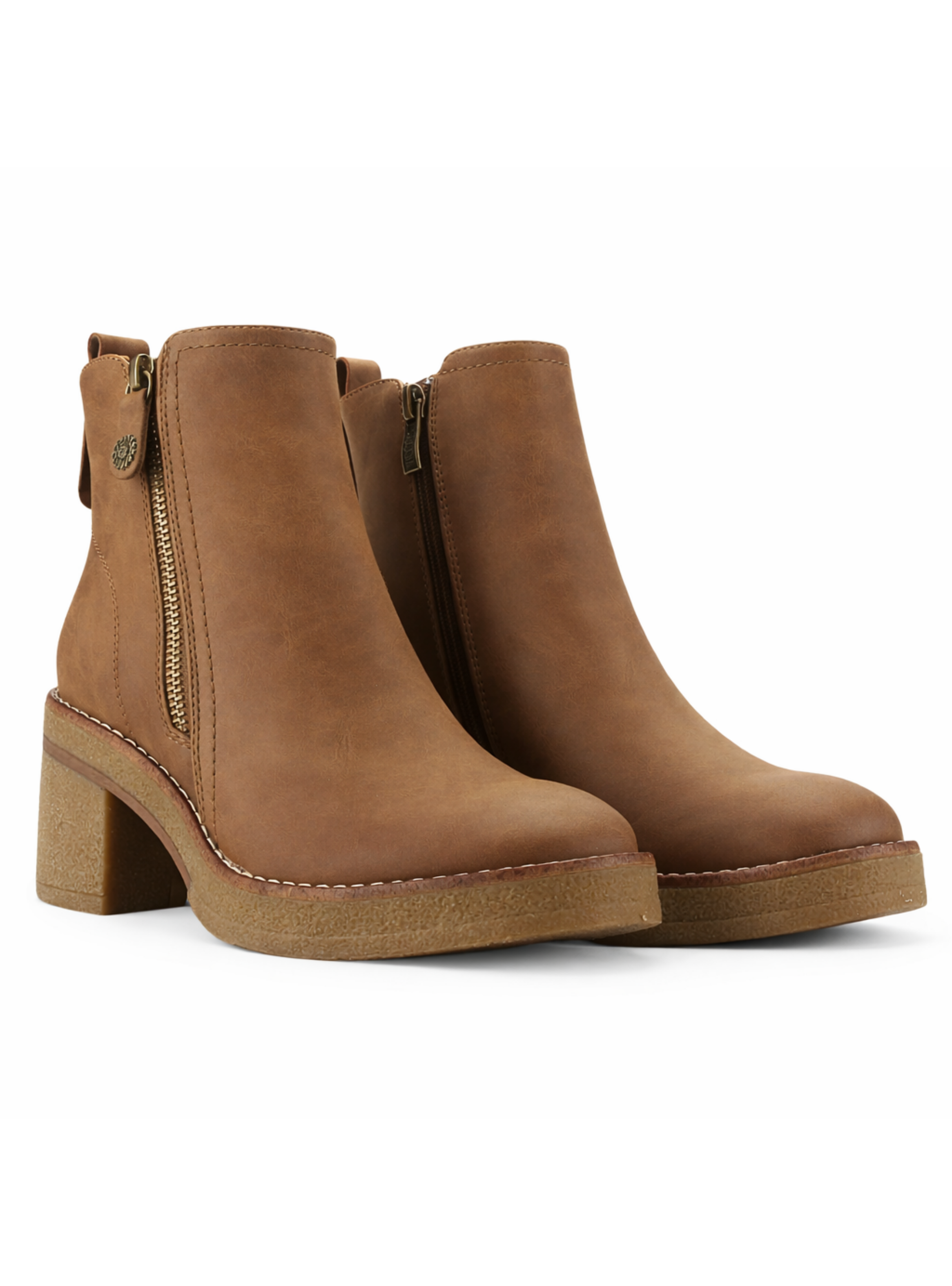 Botin Camel Mujer Casual Chalada Bricca-4