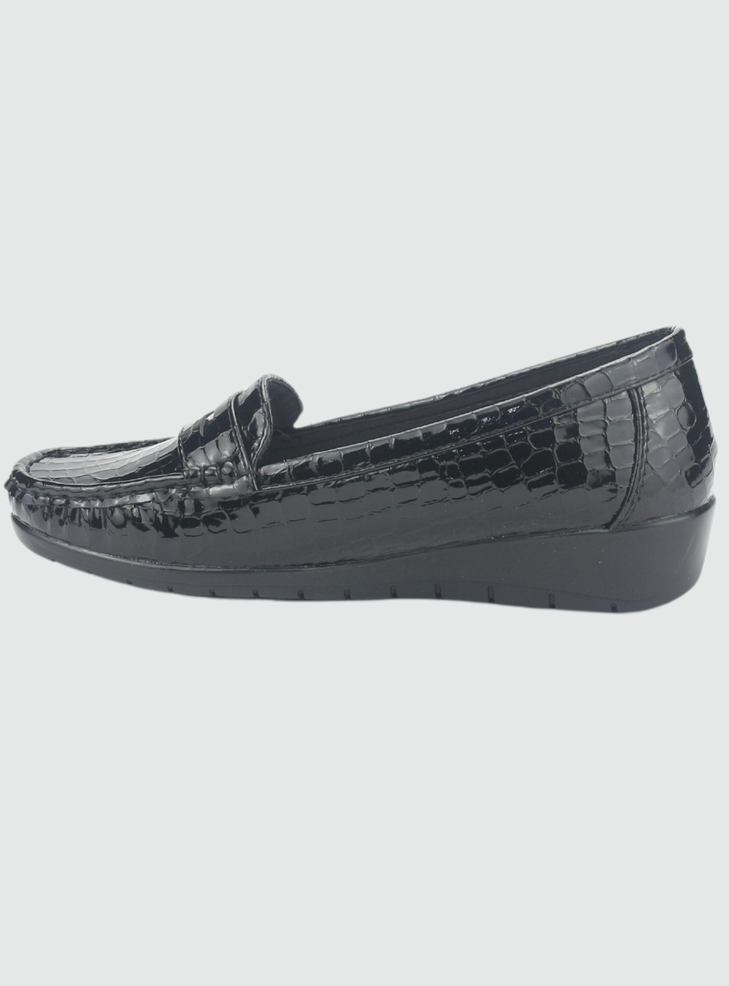 Mocasin Chalada Mujer Maya-1 Negro Casual-1