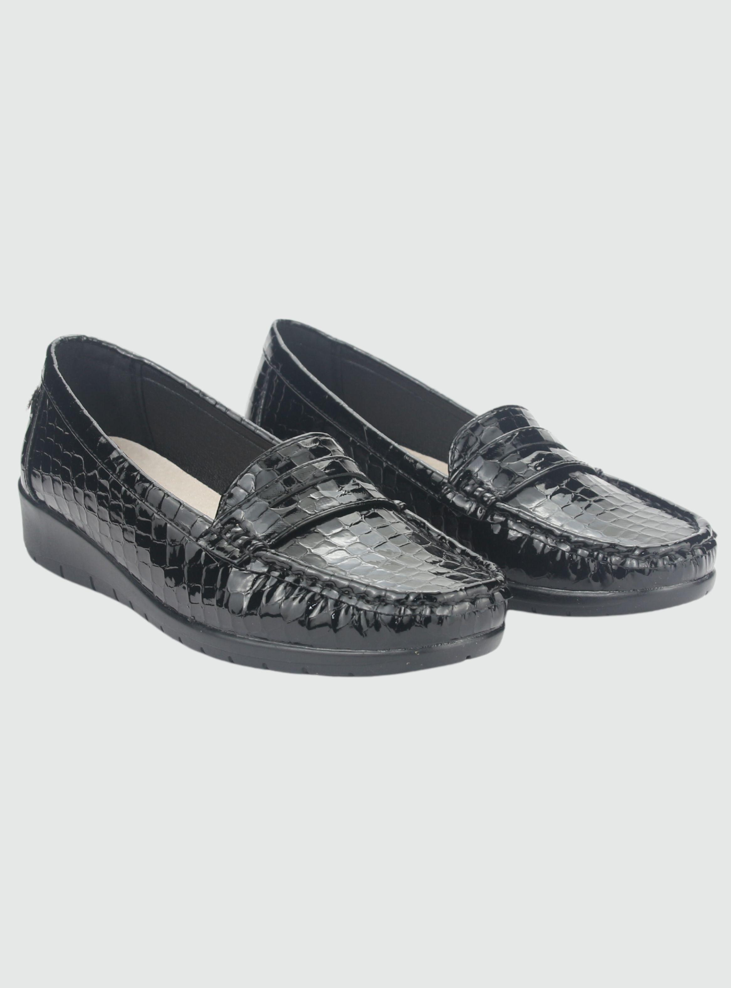 Mocasin Chalada Mujer Maya-1 Negro Casual-4
