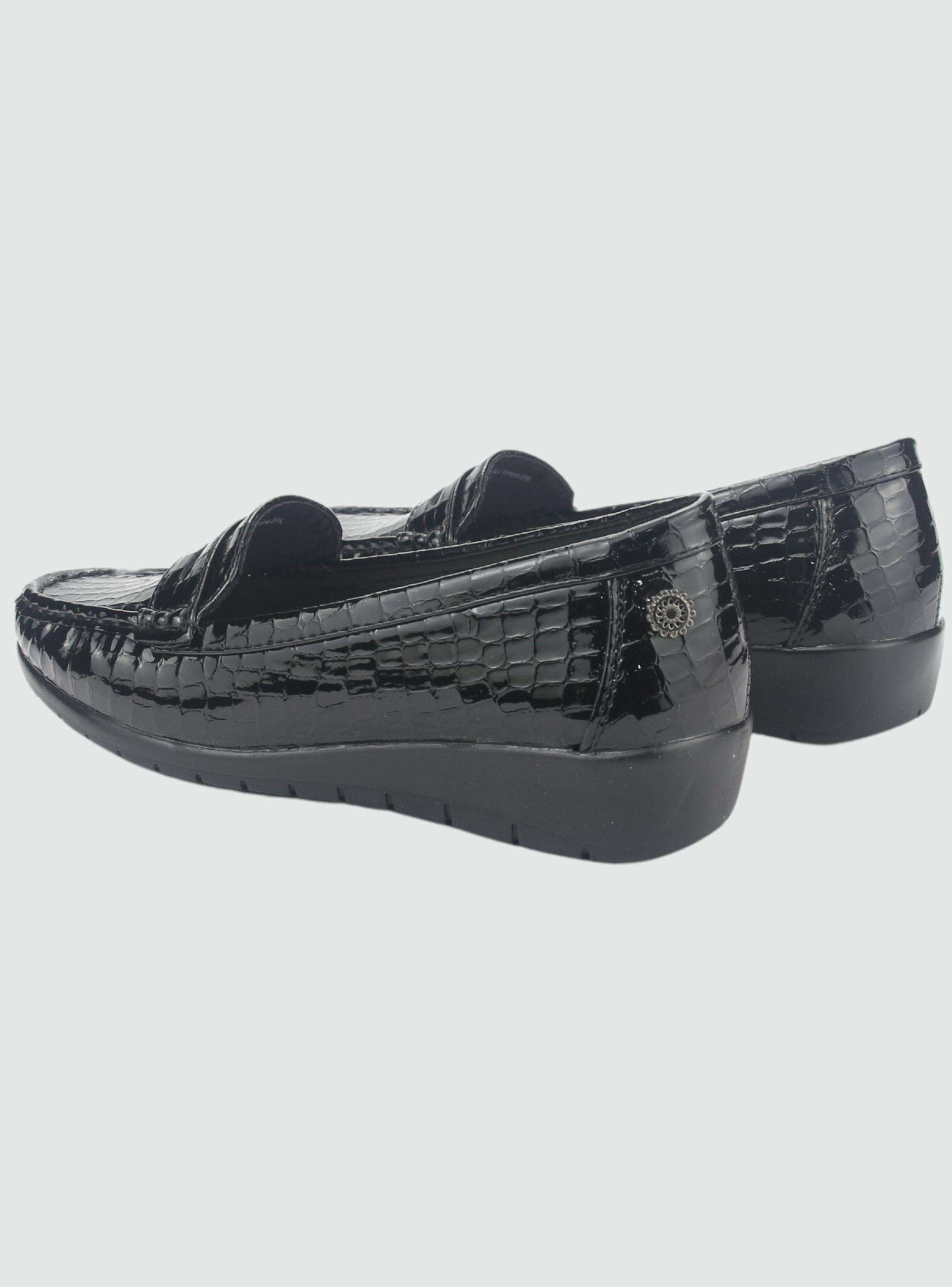 Mocasin Chalada Mujer Maya-1 Negro Casual-5
