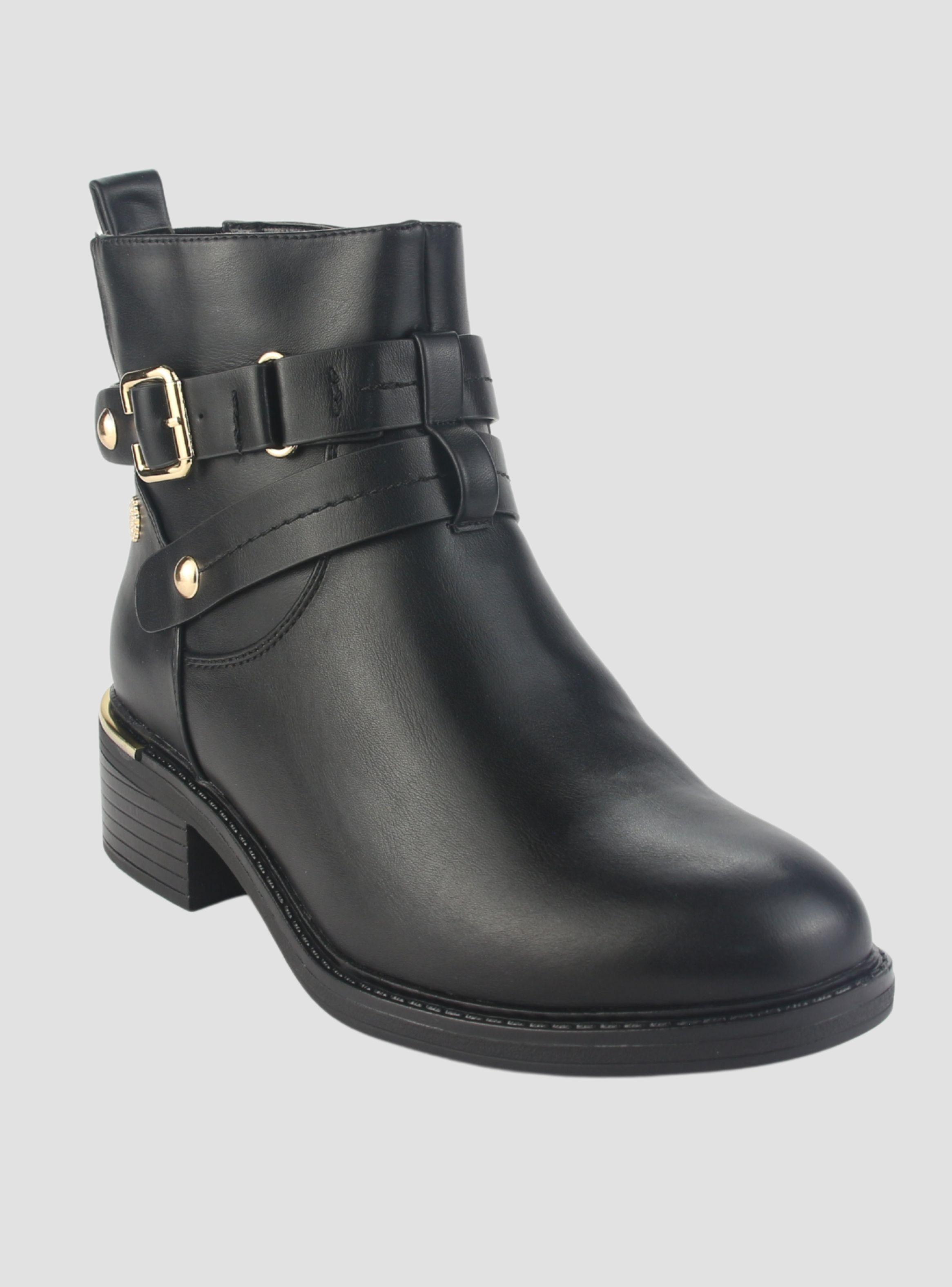Botin Chalada Mujer Trafa-20 Negro Casual-2