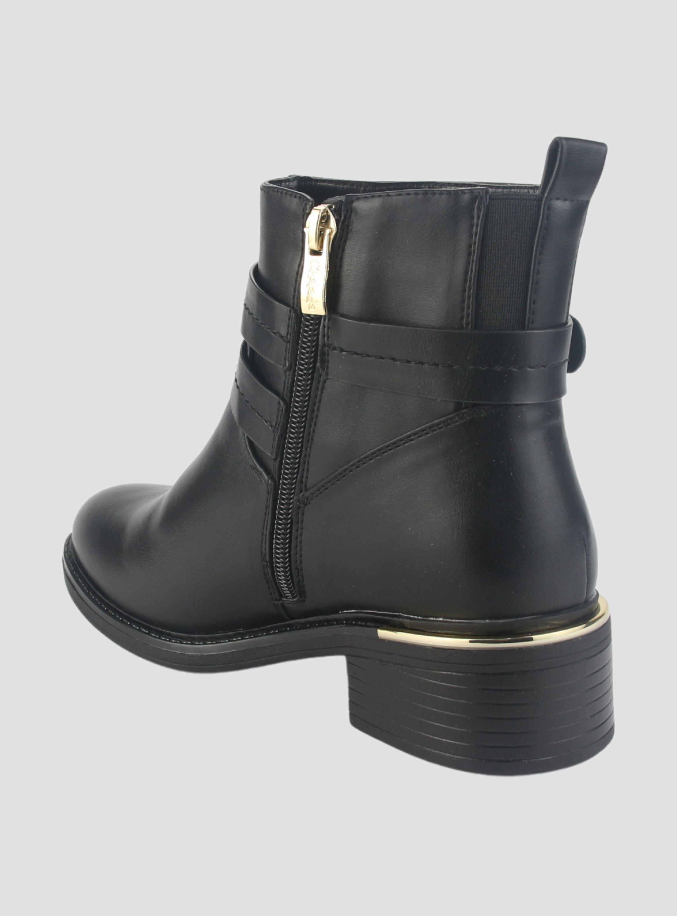 Botin Chalada Mujer Trafa-20 Negro Casual-3