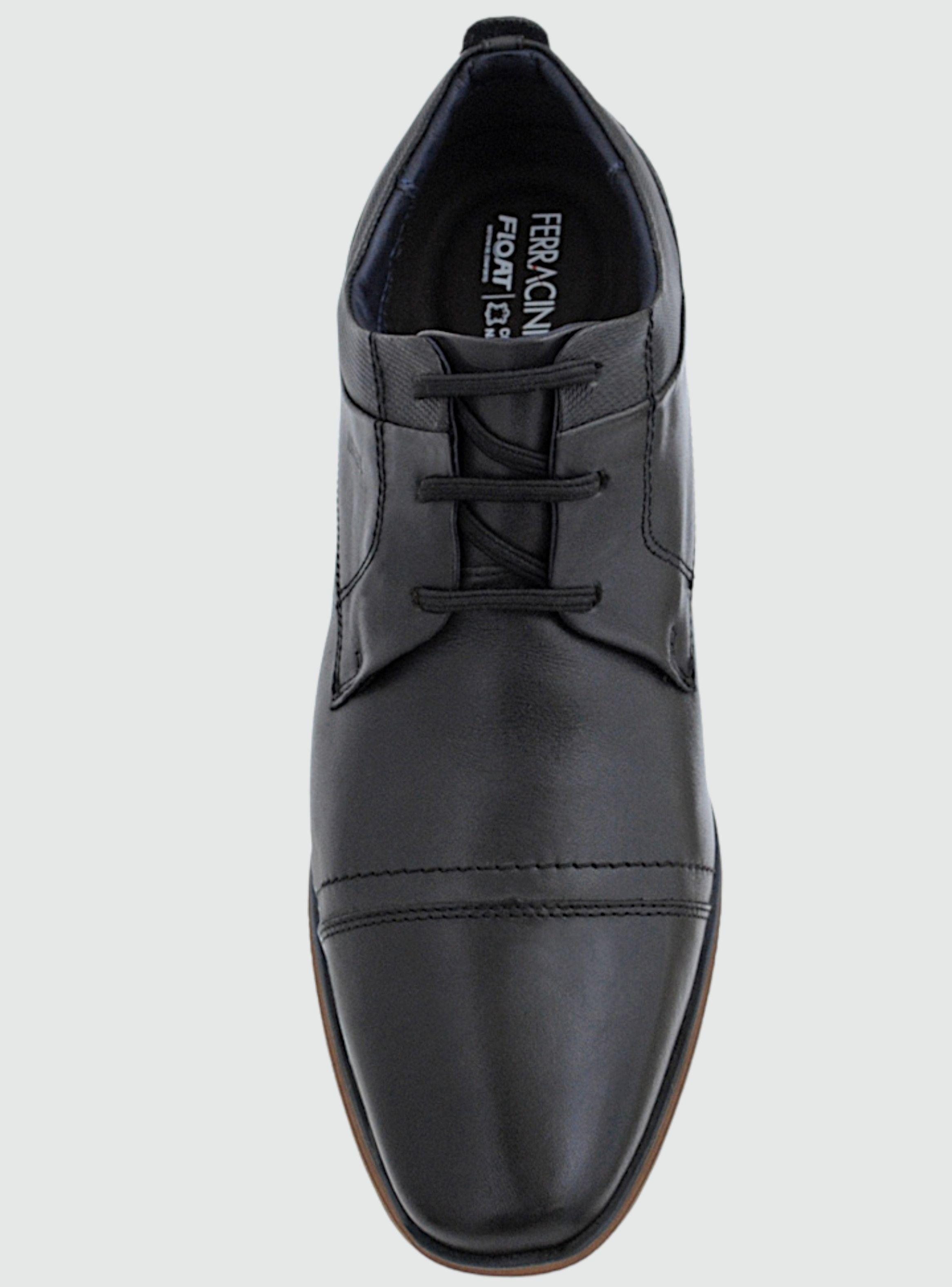 Zapato Ferracini Hombre 6065 Derby Negro Matte Casual-2