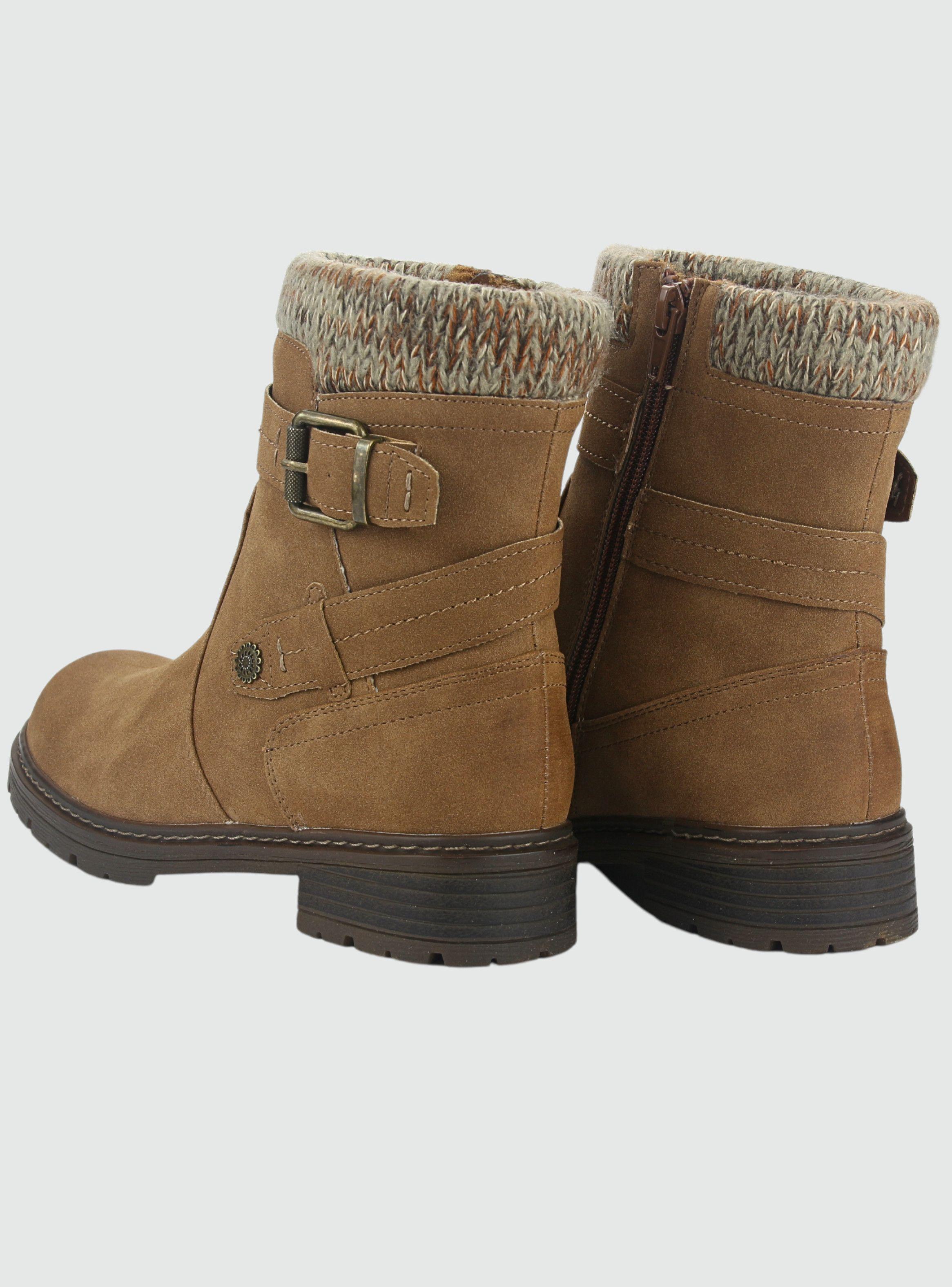 Botin Chalada Mujer Andy-1 Camel Casual-5