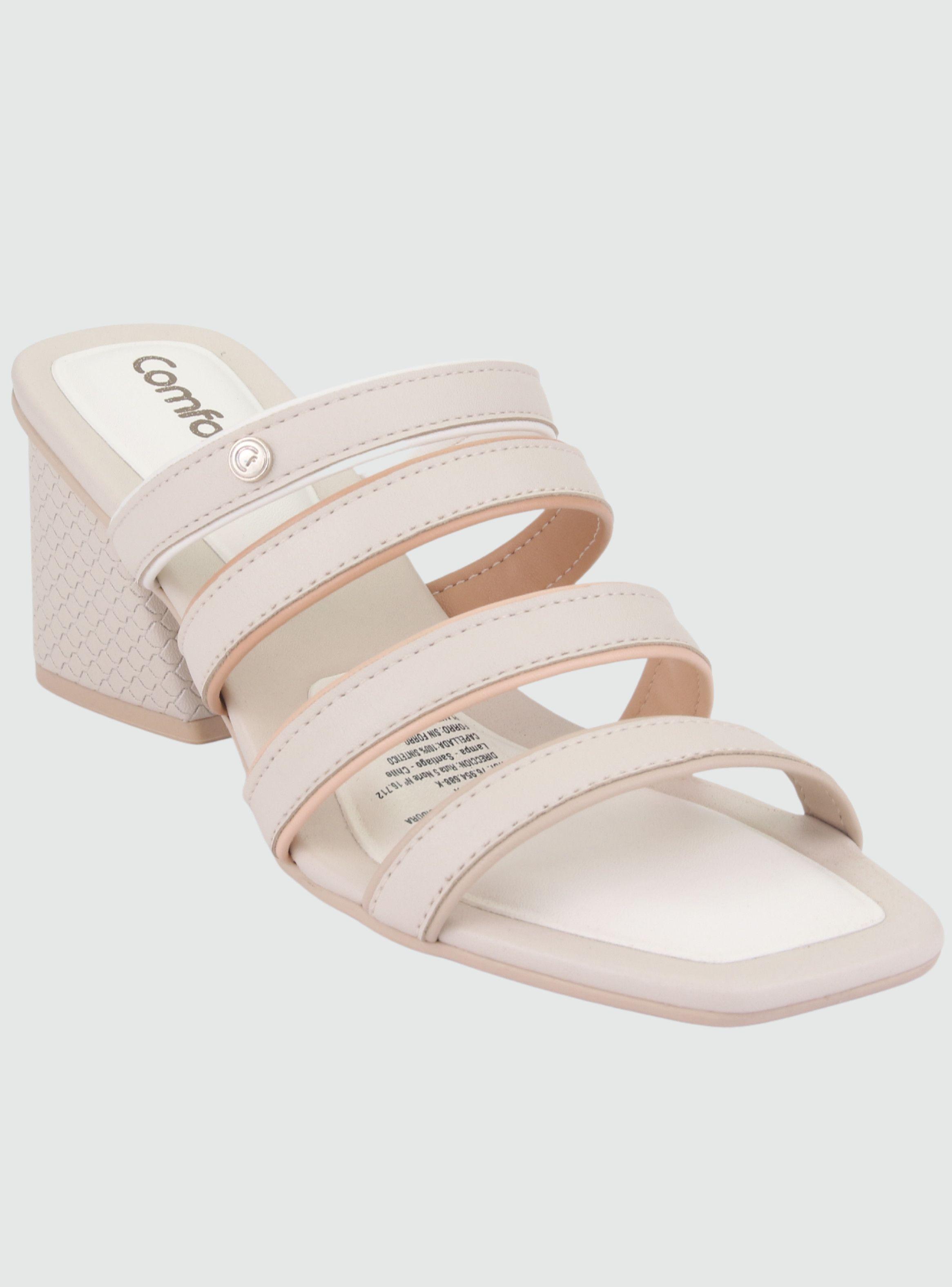 Sandalia Comfortflex Mujer 2274401 Beige Moda-2