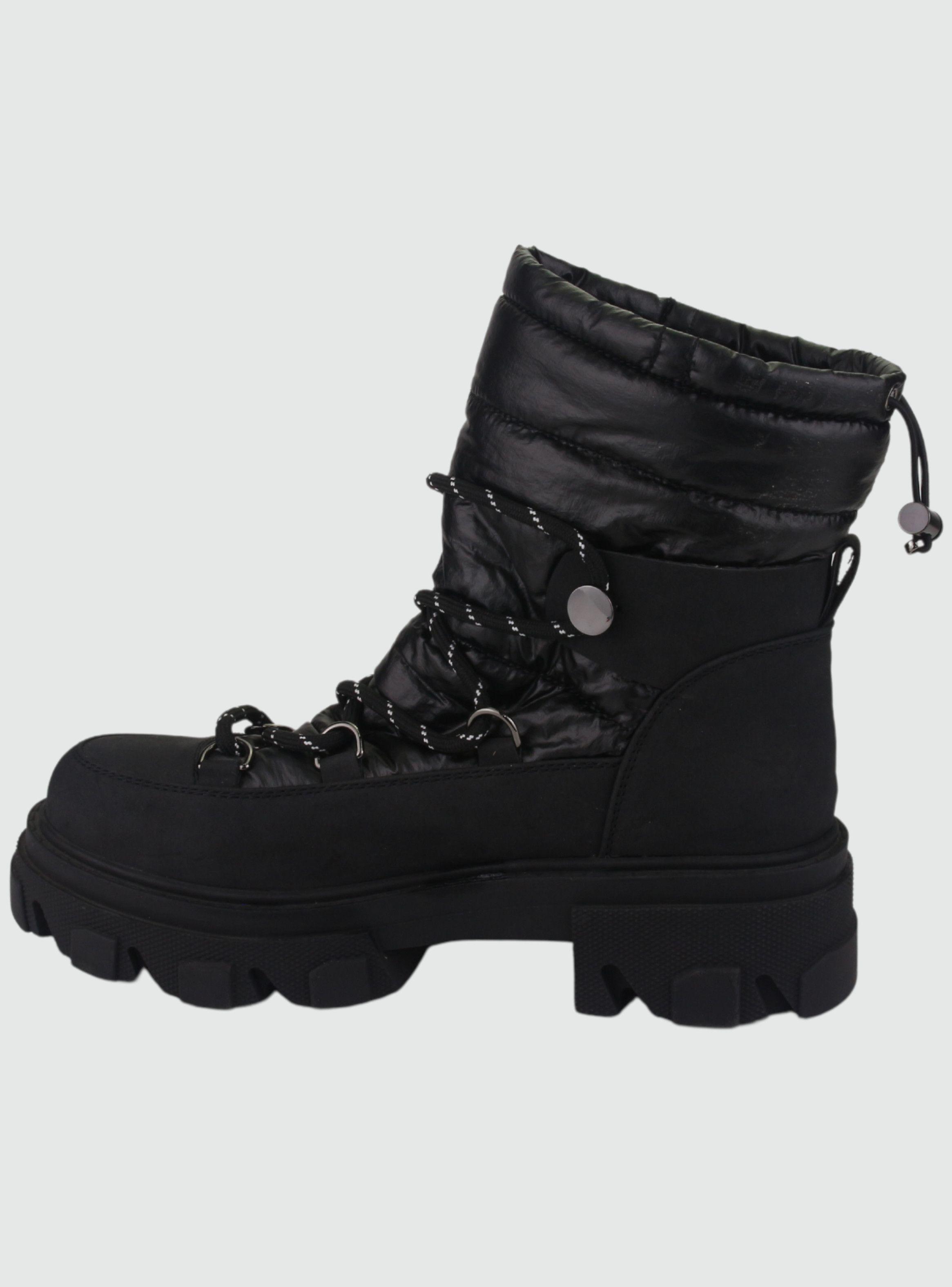 Botin Chalada Mujer Karl-9 Negro Moda-1