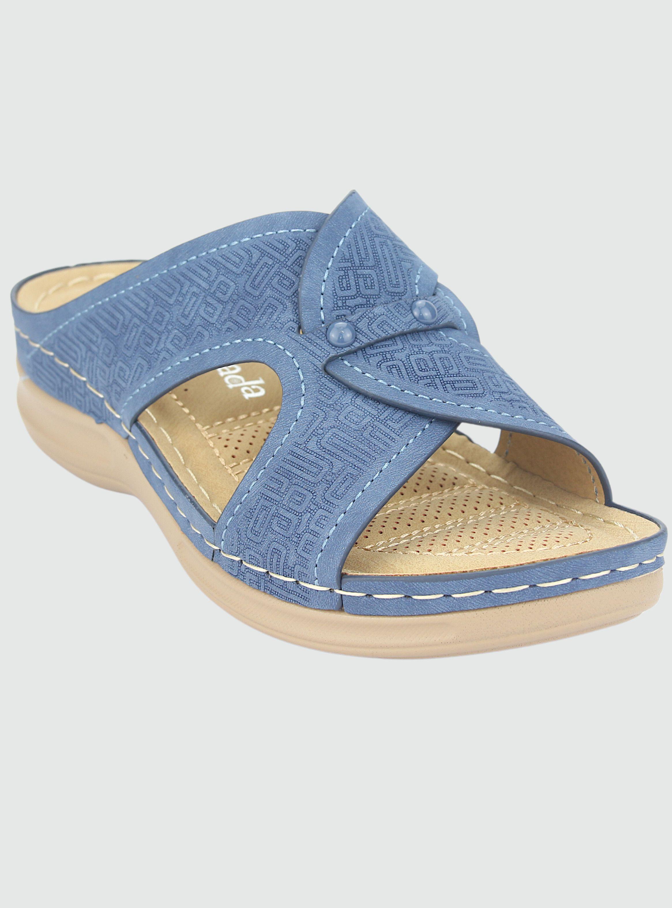 Sandalia Chalada Mujer Kon-16 Azul Casual-2