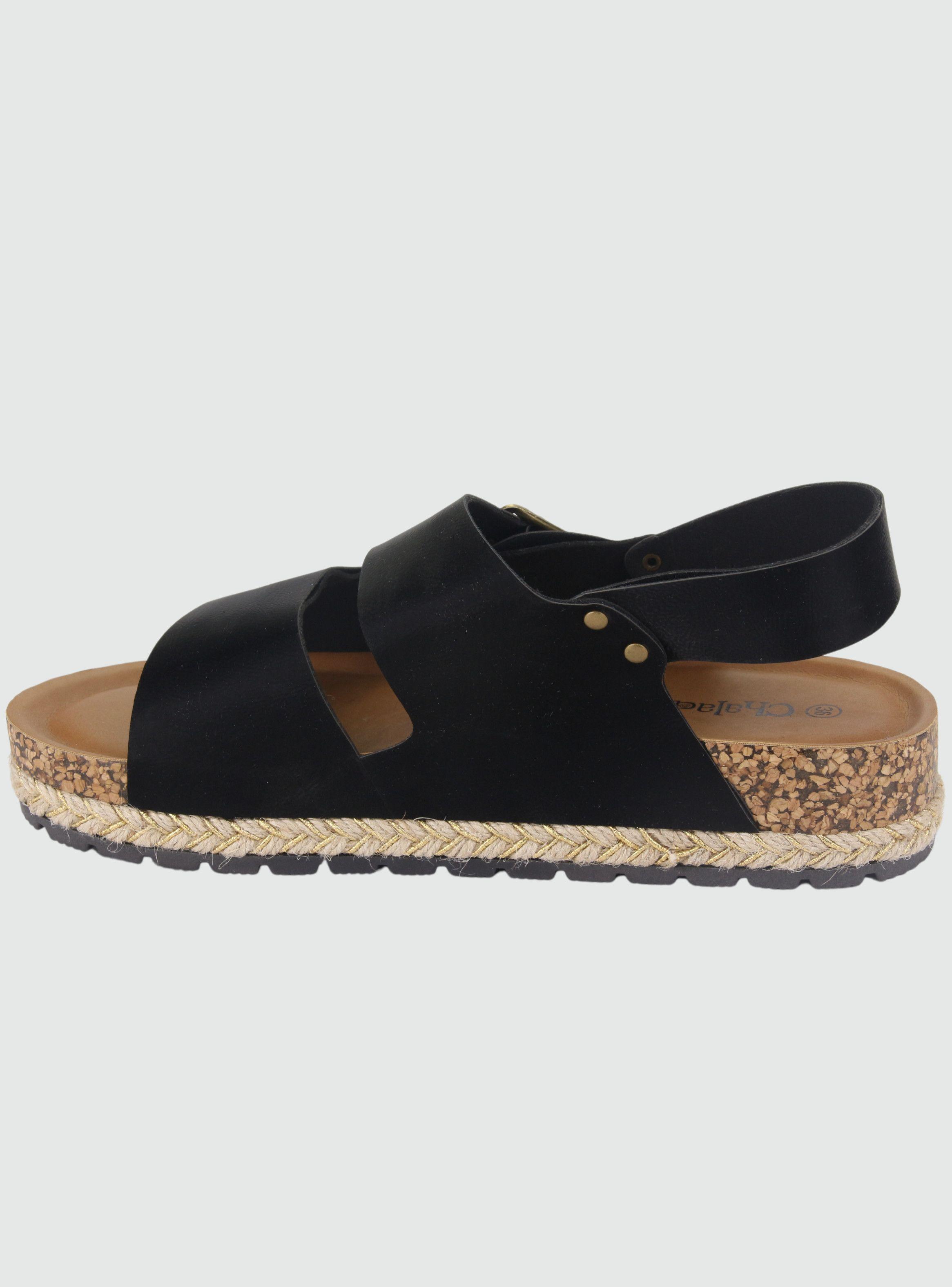 Sandalia Chalada Mujer Fissy-5 Negro Moda-1