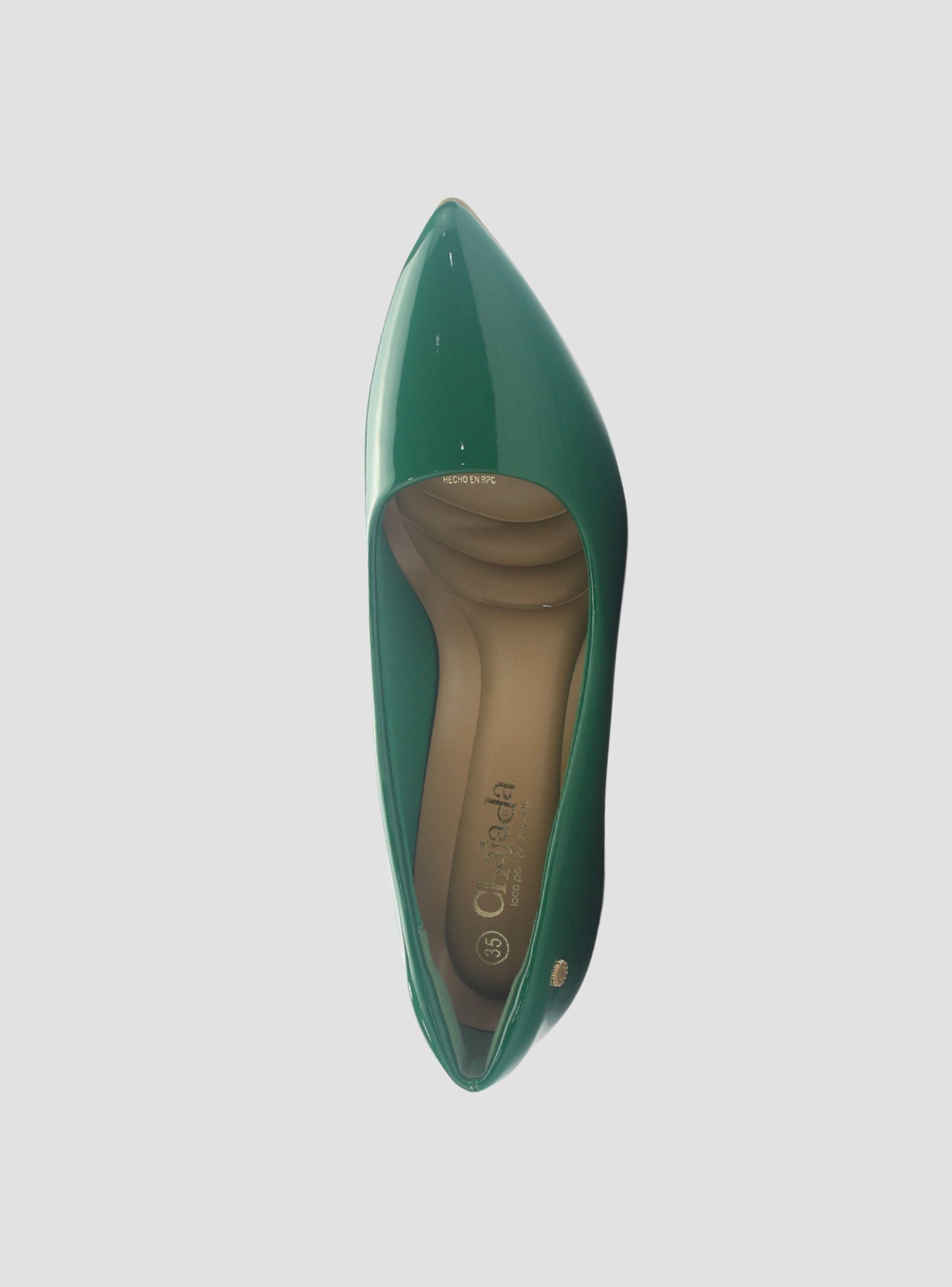 Zapato Mujer Chalada Clora-72 Verde Casual-6