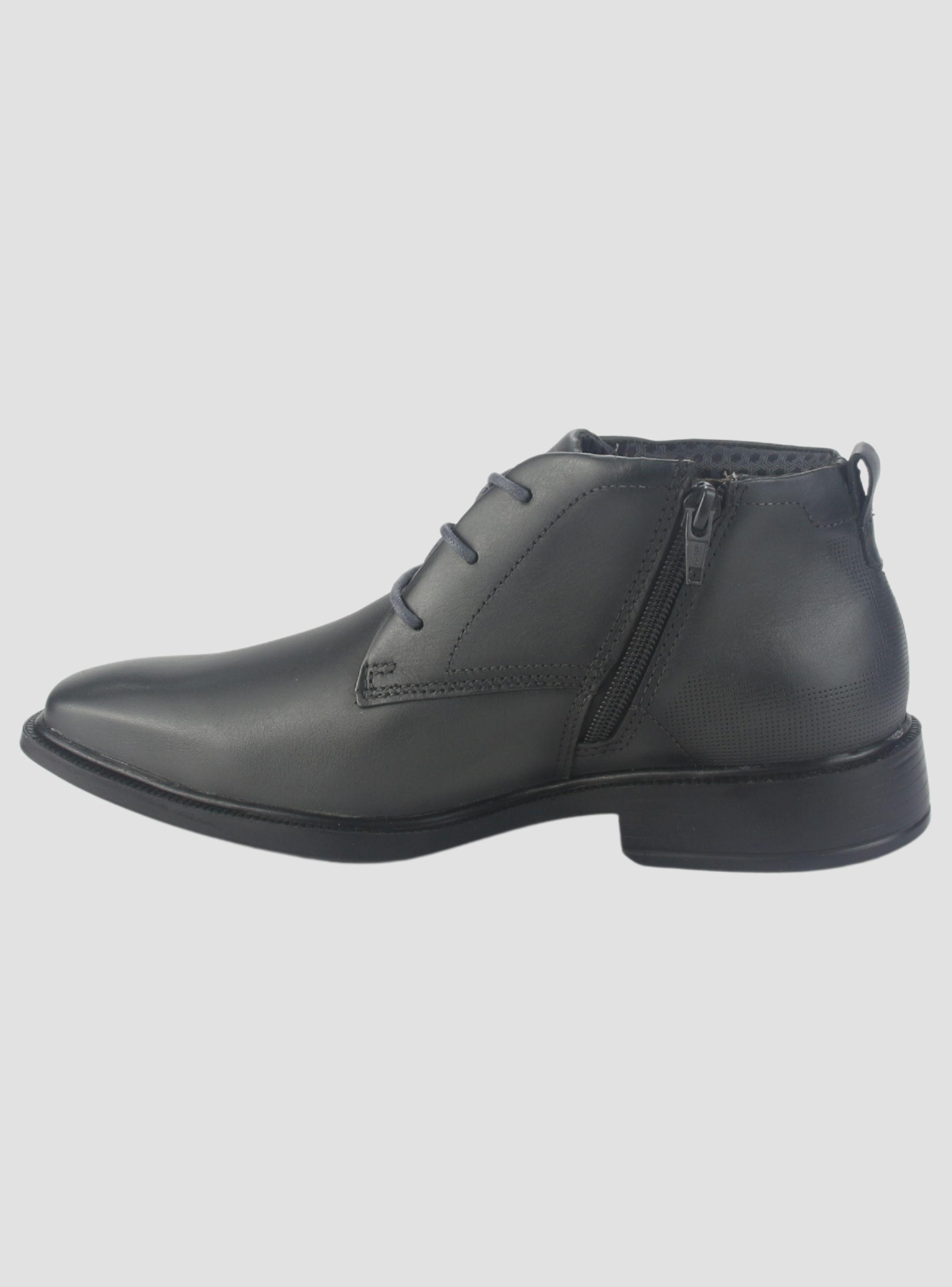 Botin Ferracini Hombre 6867 Paris Plateado Casual-1
