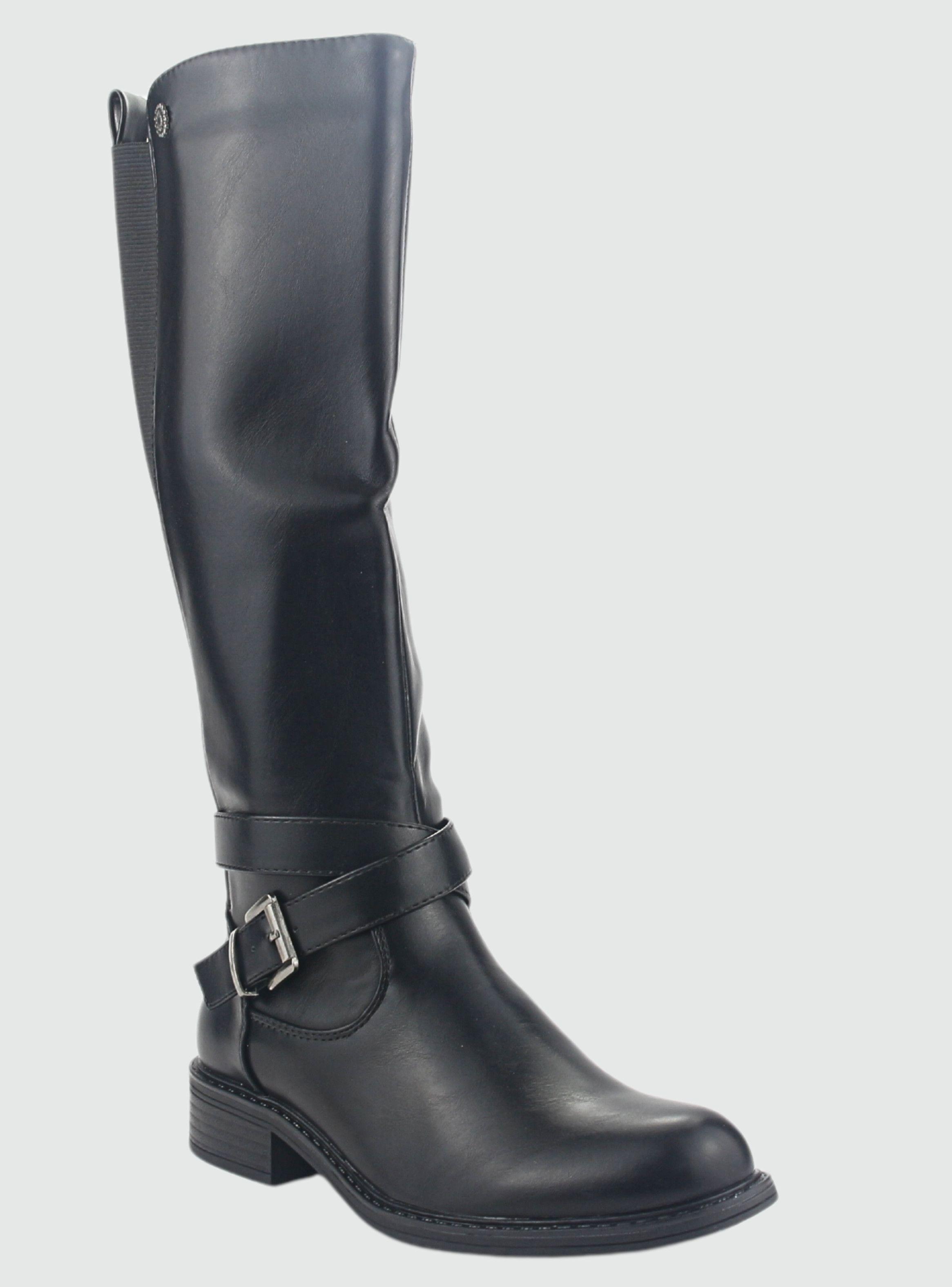 Bota Chalada Mujer Traffa-50 Negro Casual-2