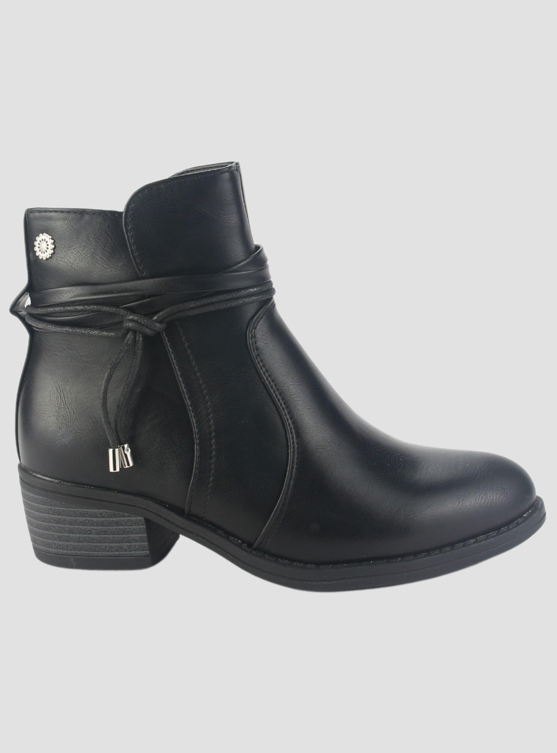 Botin Chalada Mujer Trosi-1 Negro Casual-0