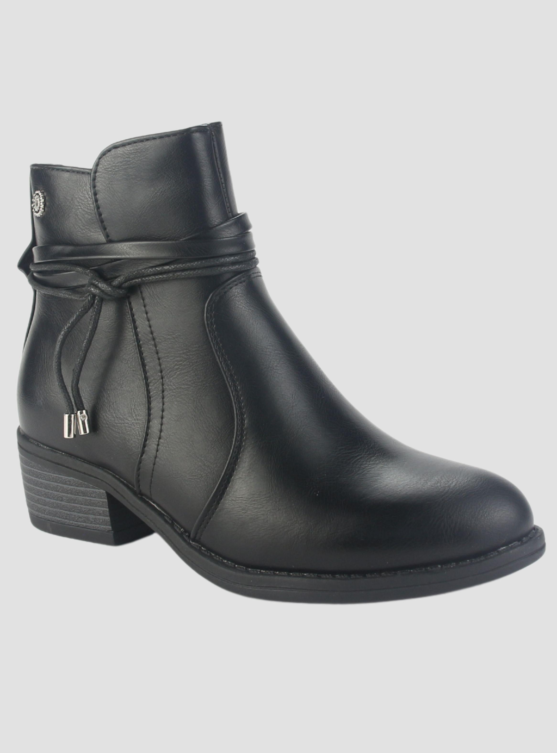 Botin Chalada Mujer Trosi-1 Negro Casual-2