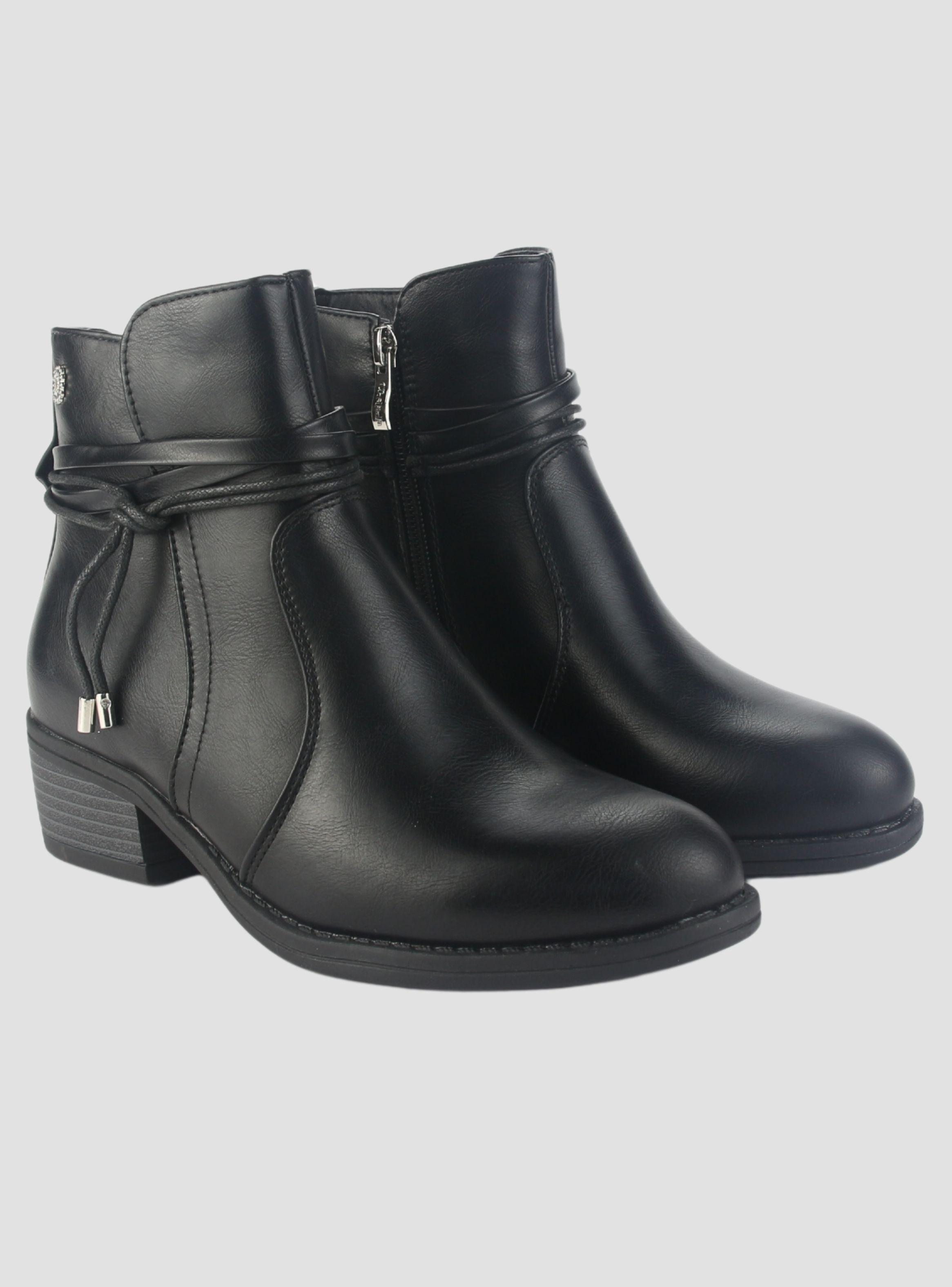 Botin Chalada Mujer Trosi-1 Negro Casual-4