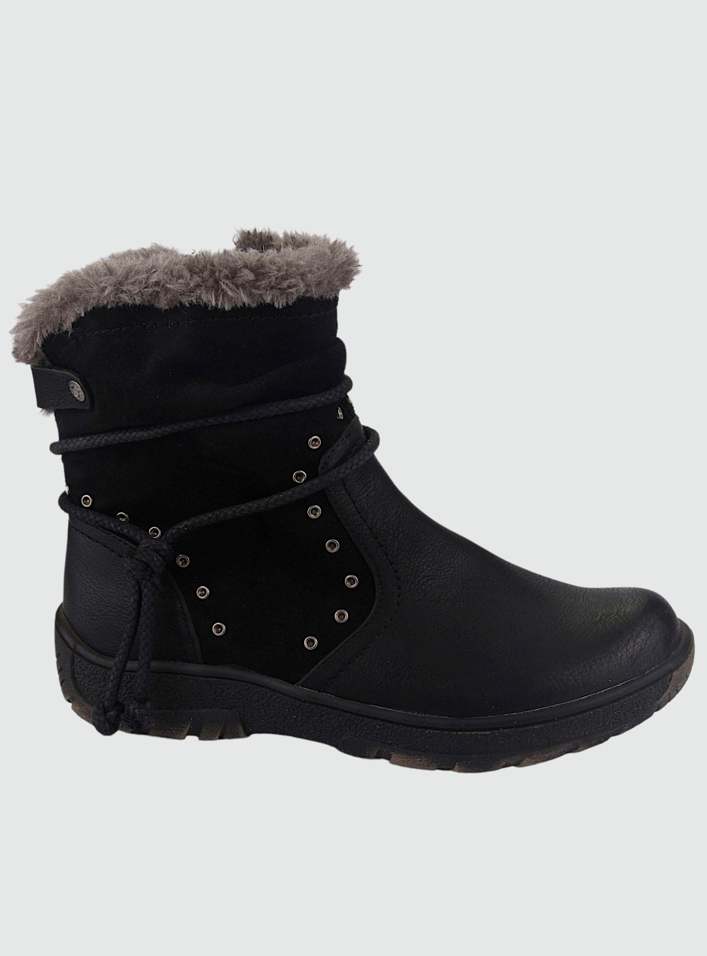 Botin Chalada Mujer Qual-1 Negro Comfort-0
