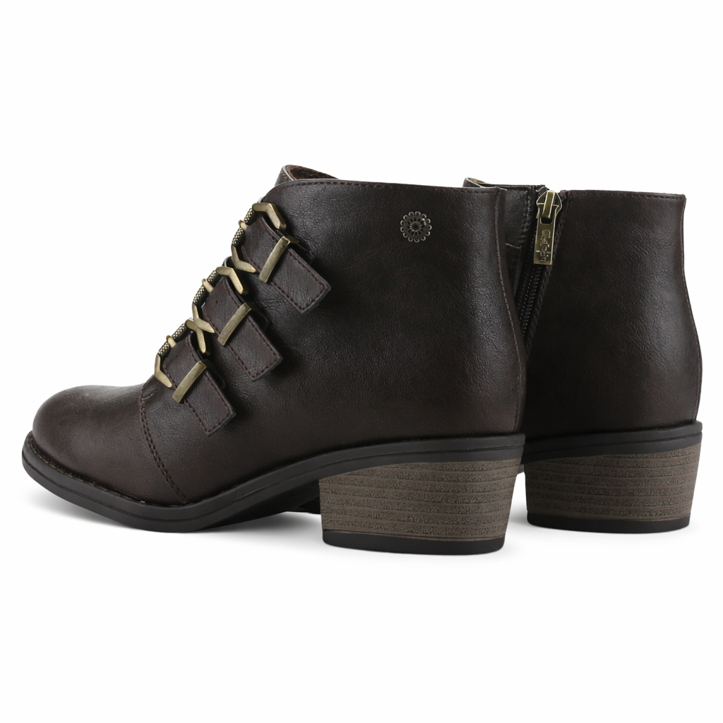 Botin Café Mujer Casual Chalada Faca-5