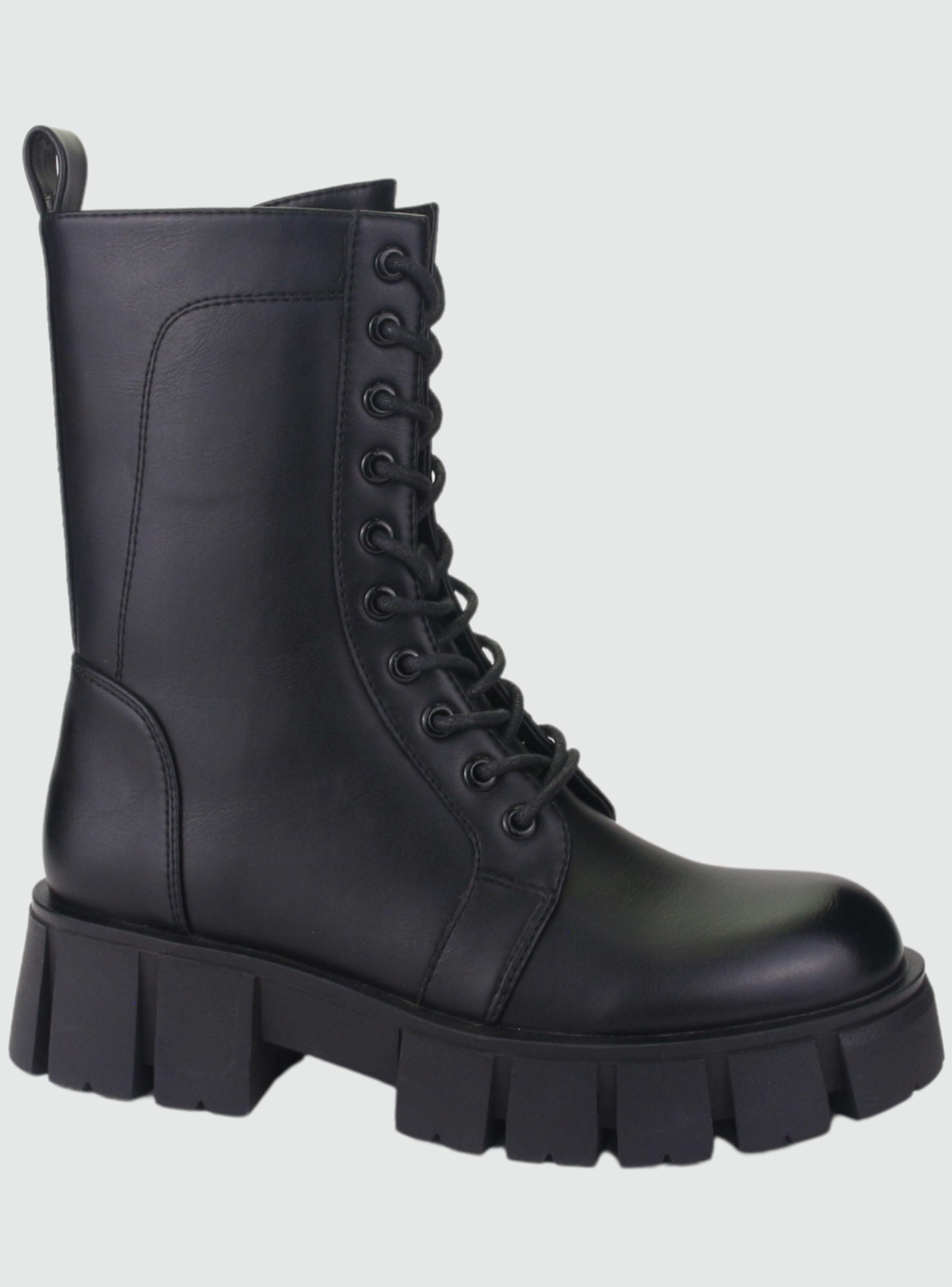 Botin Chalada Mujer Flush-1 Negro Moda-0
