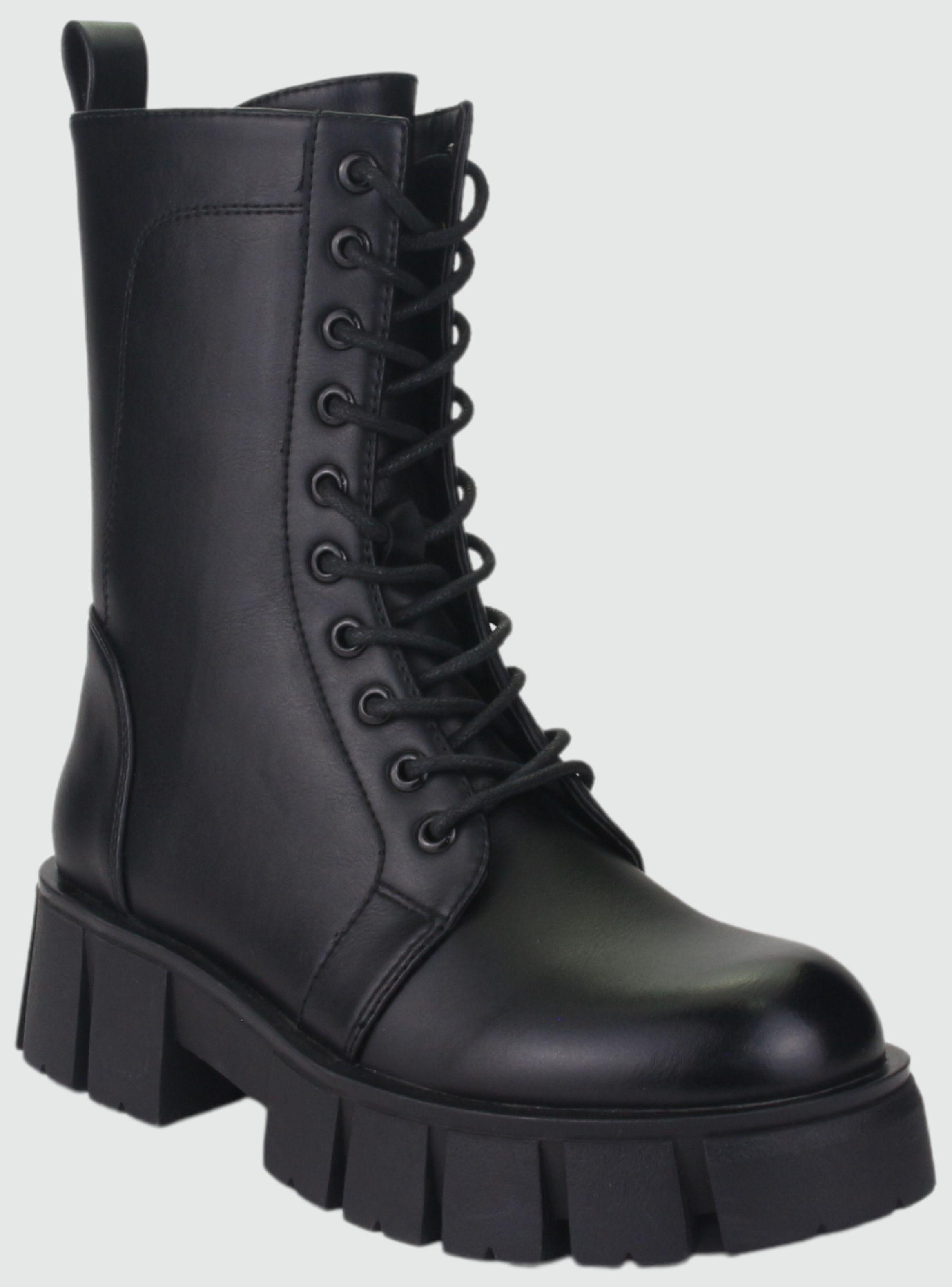 Botin Chalada Mujer Flush-1 Negro Moda-2