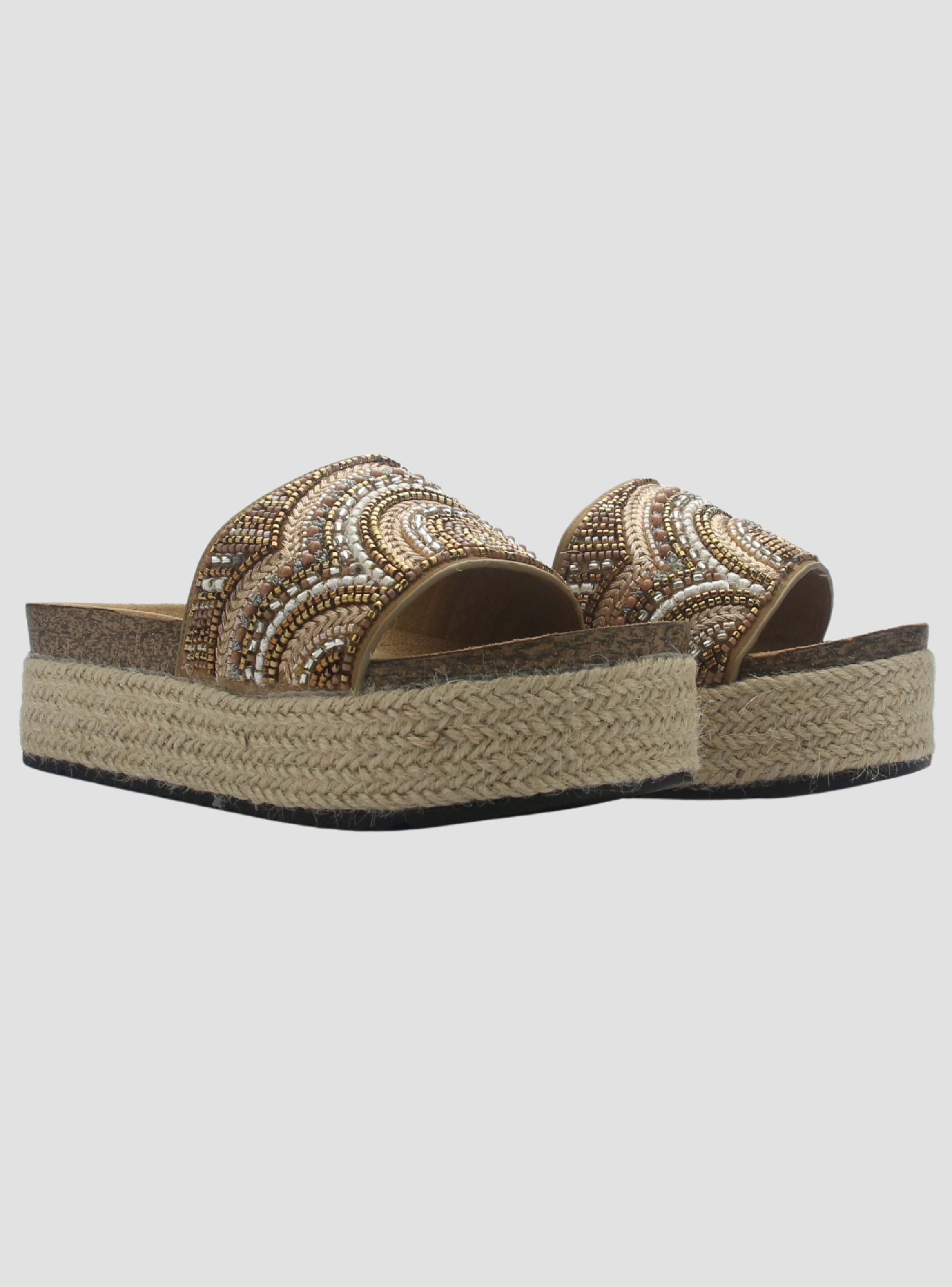 Sandalia de Mujer de color Beige Casual Chalada Stork-11-5