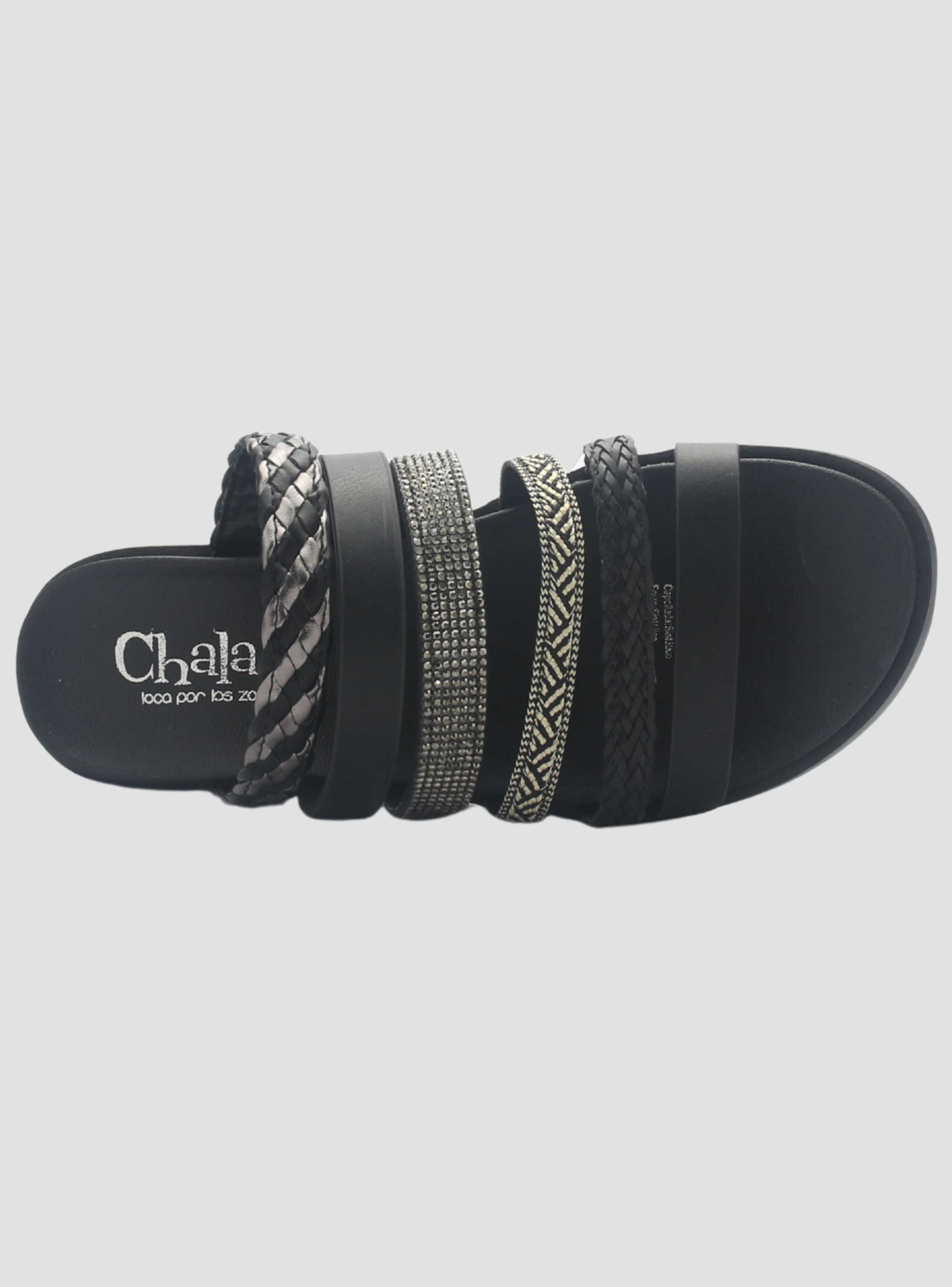 Sandalia de mujer Negro Casual Chalada Genova-5-4