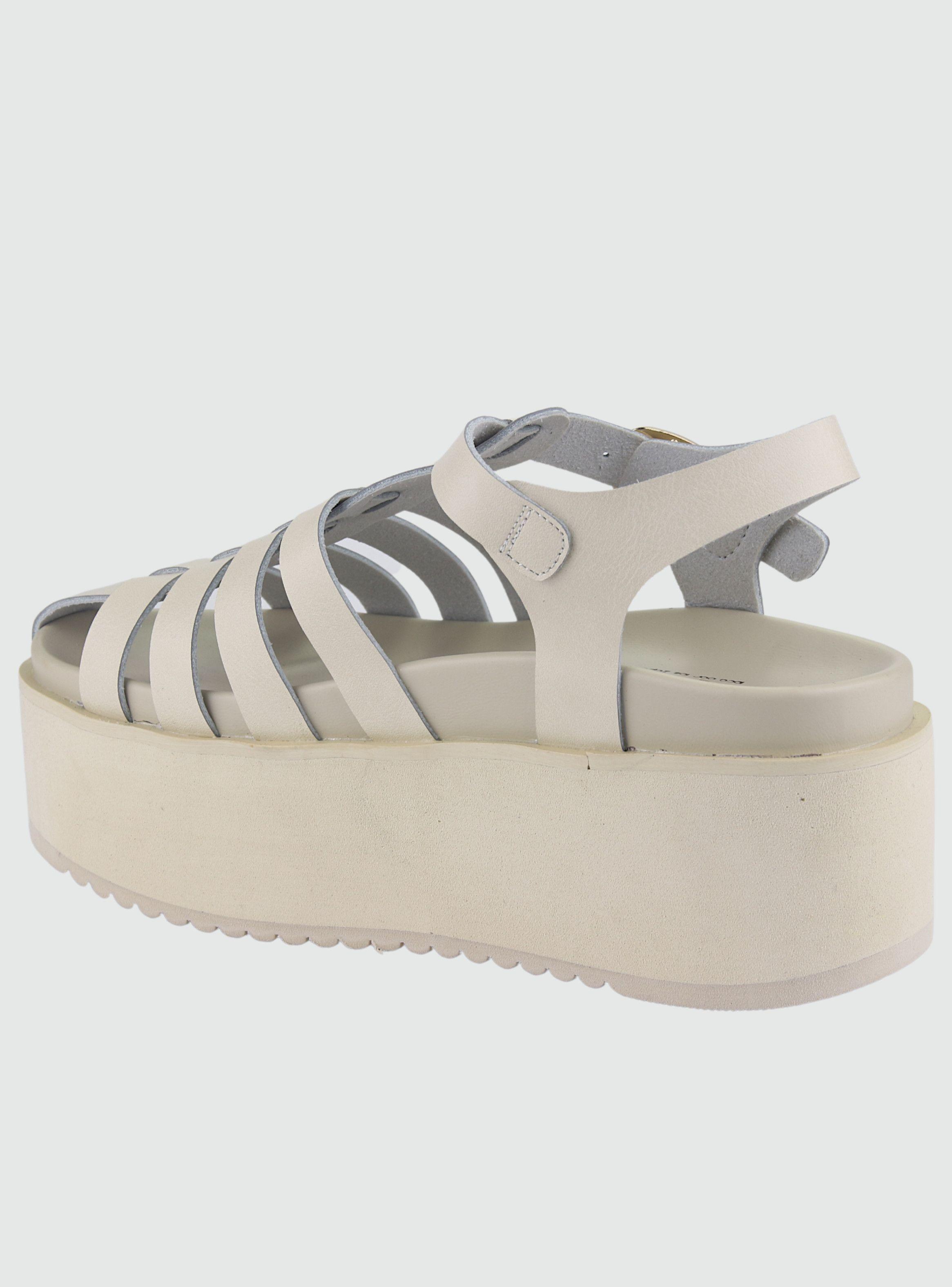 Sandalia Chalada Mujer Viru-26 Beige Plataforma-1
