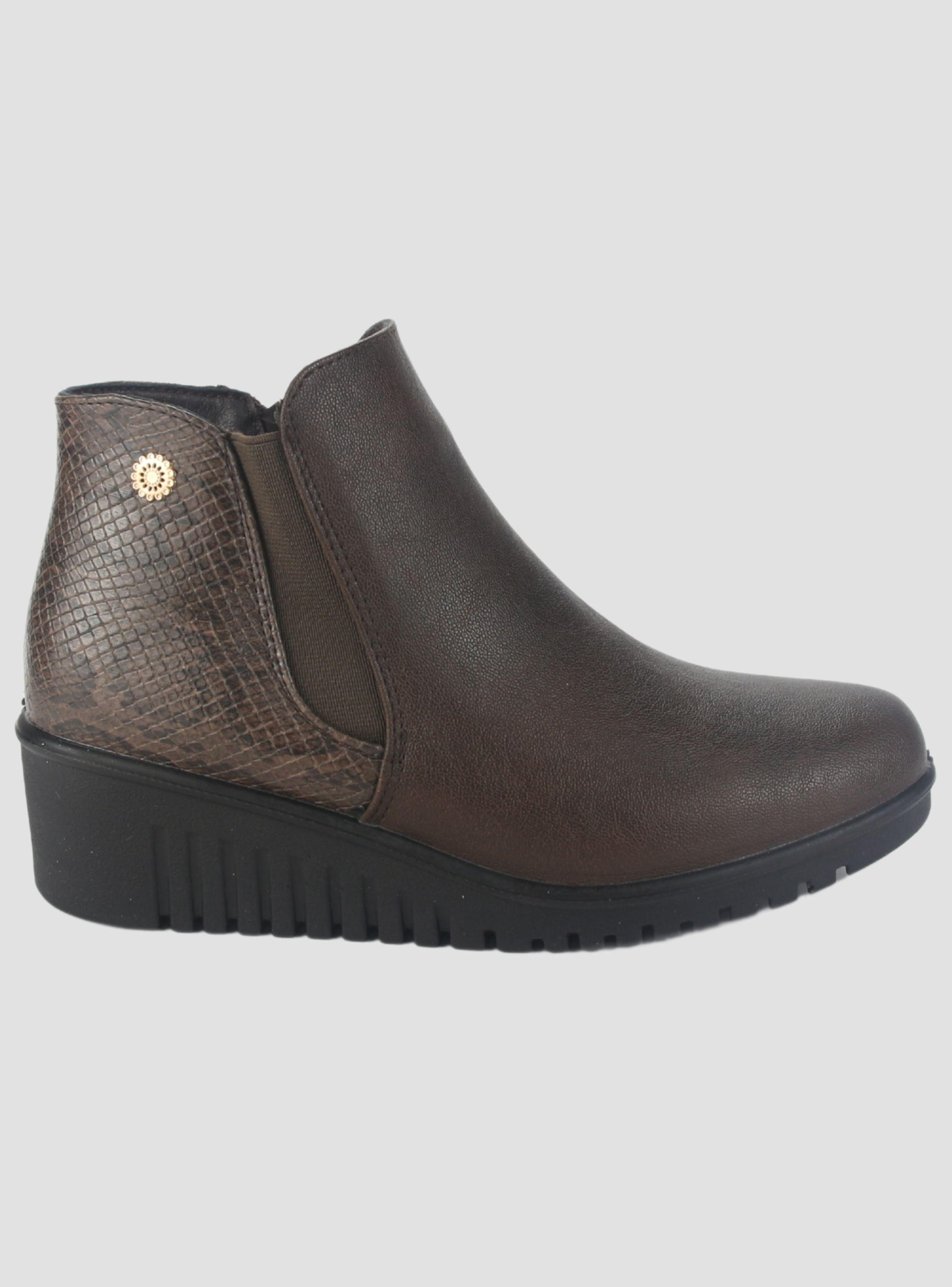 Botin Chalada Mujer Lili-1 café Casual-0