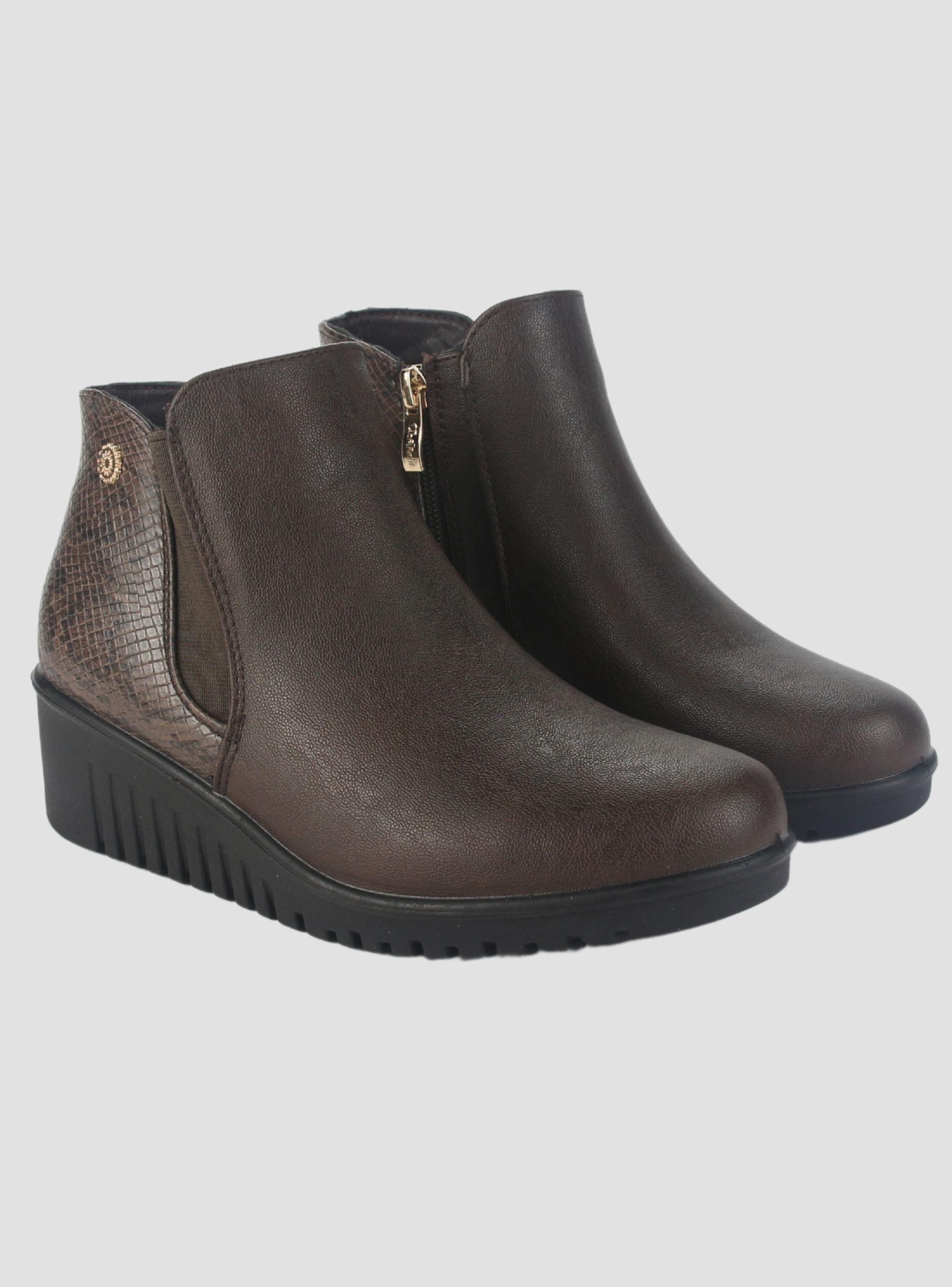 Botin Chalada Mujer Lili-1 café Casual-4