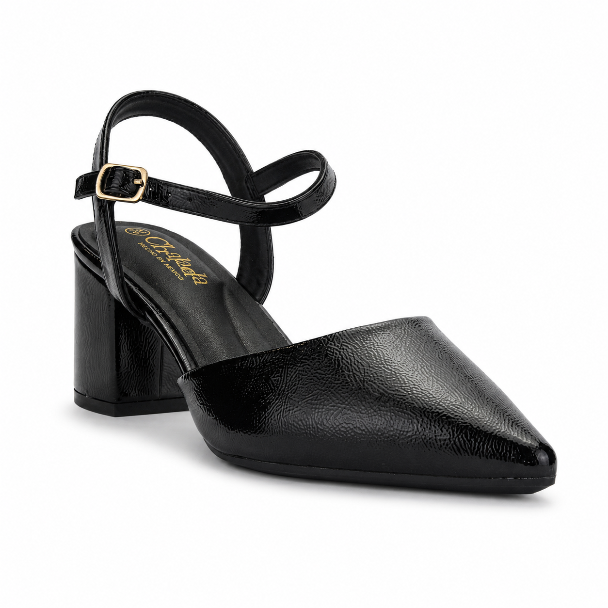 Zapato Negro Mujer Casual Chalada Bolse-2