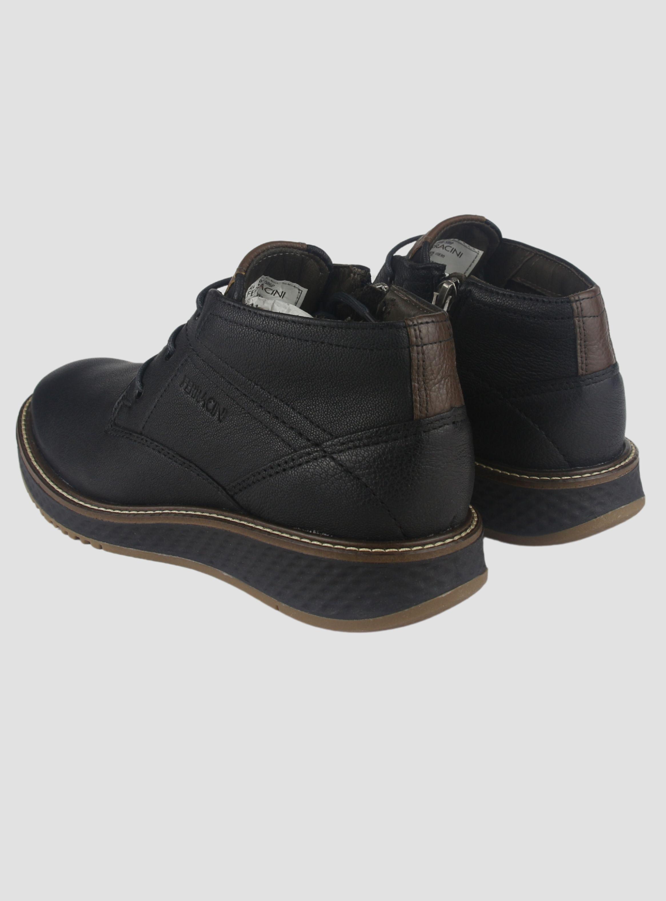 Botin Ferracini Hombre 3300 Play Negro Casual-5