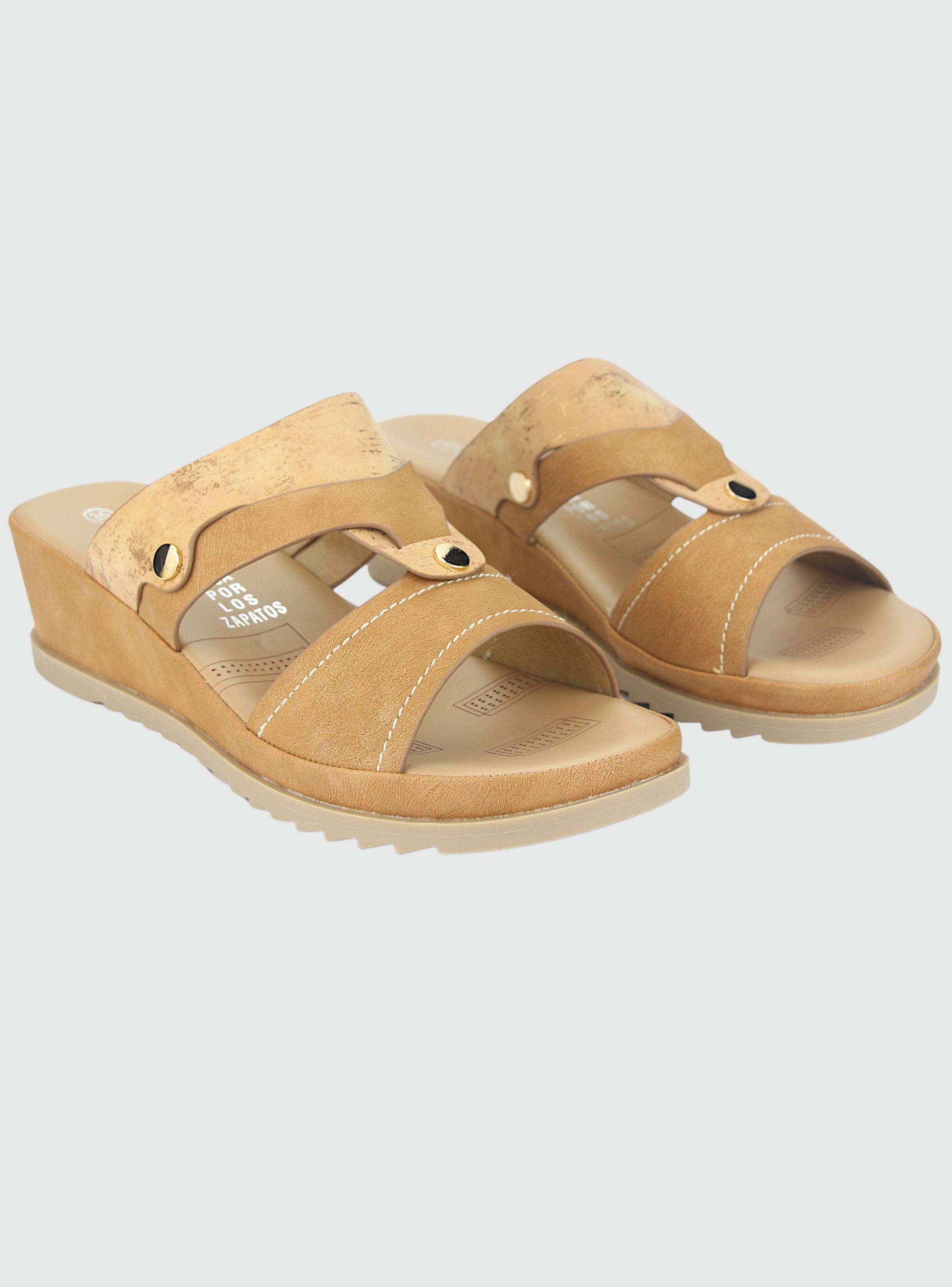 Sandalia Chalada Mujer Piura-17 Camel Casual-4