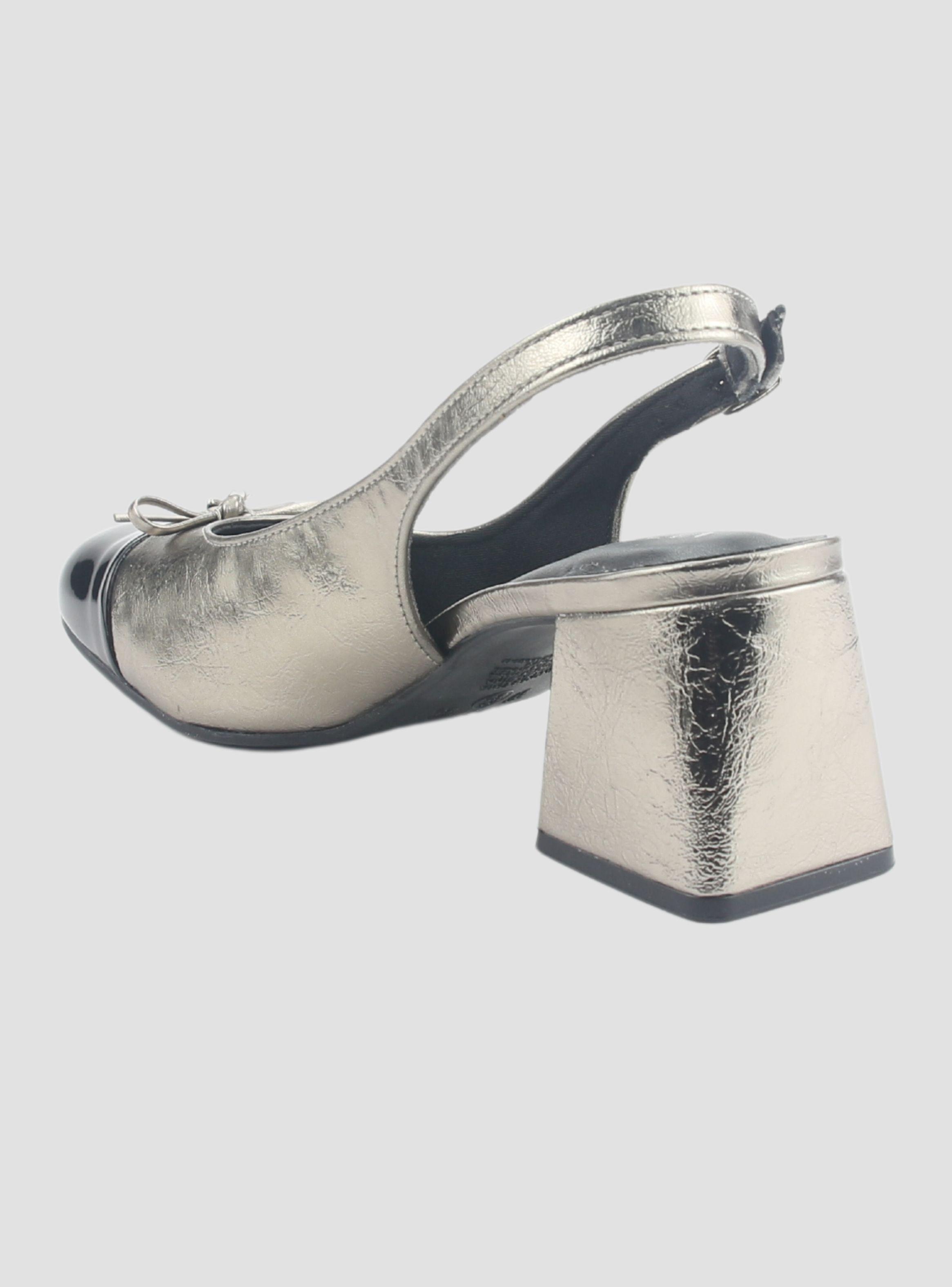 Zapato Via Marte Mujer 067-001-01 Dorado Casual-3