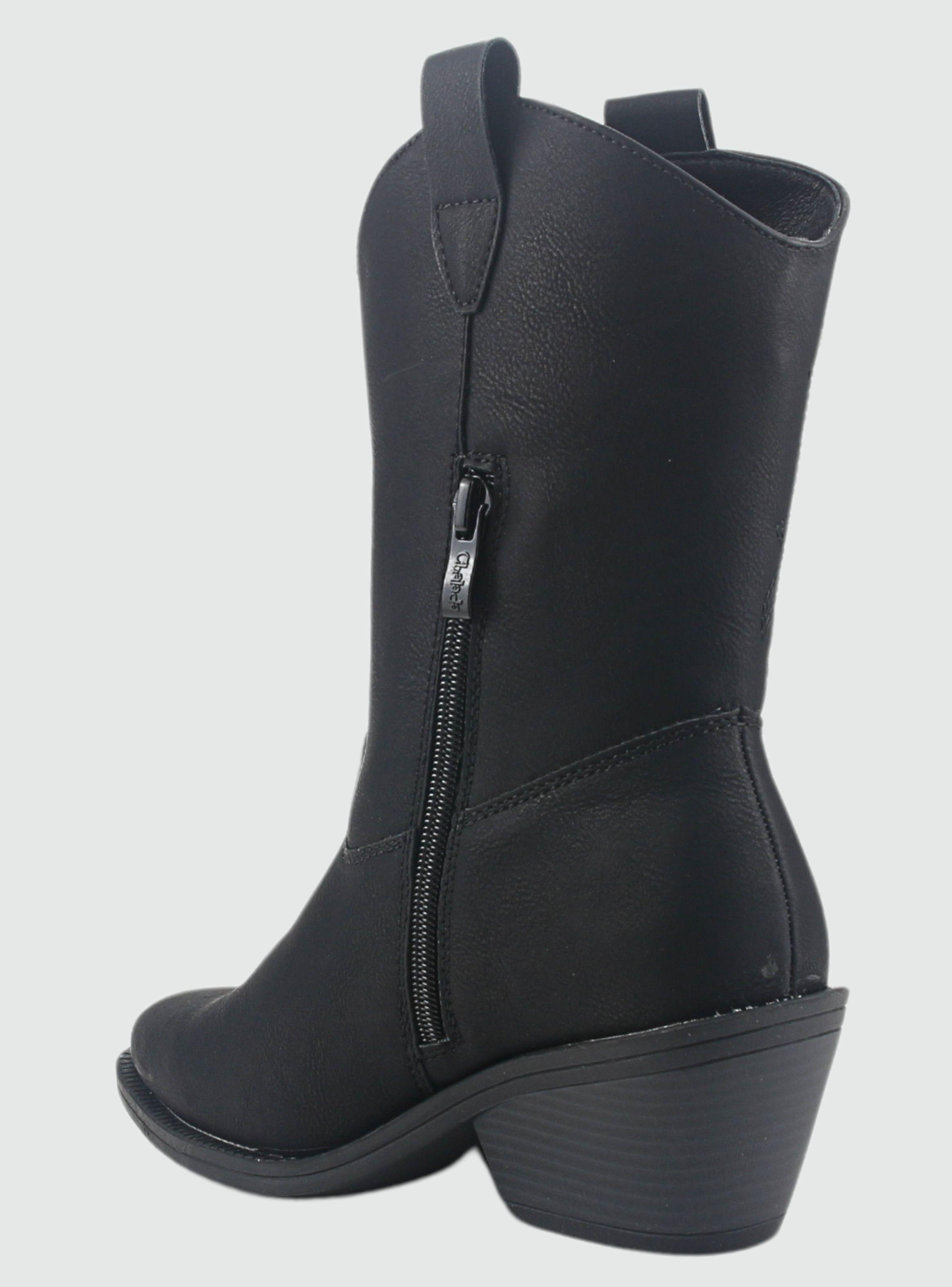 Bota Chalada Mujer Easton-6 Negro Casual-3