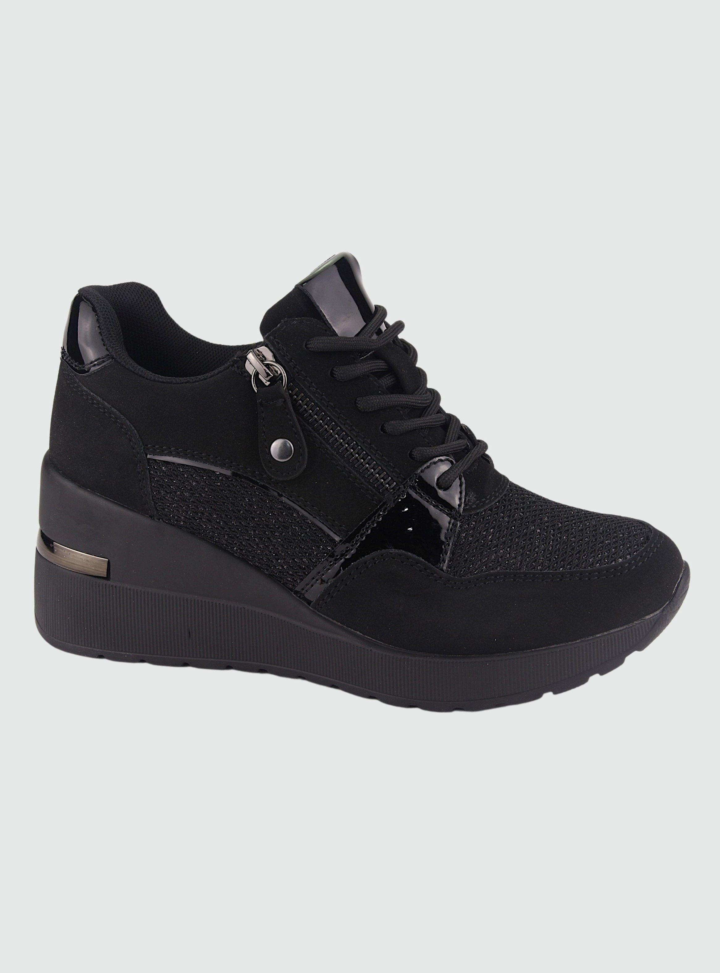 Zapatilla Chalada Mujer Bolden-5 Negro Urbano-0