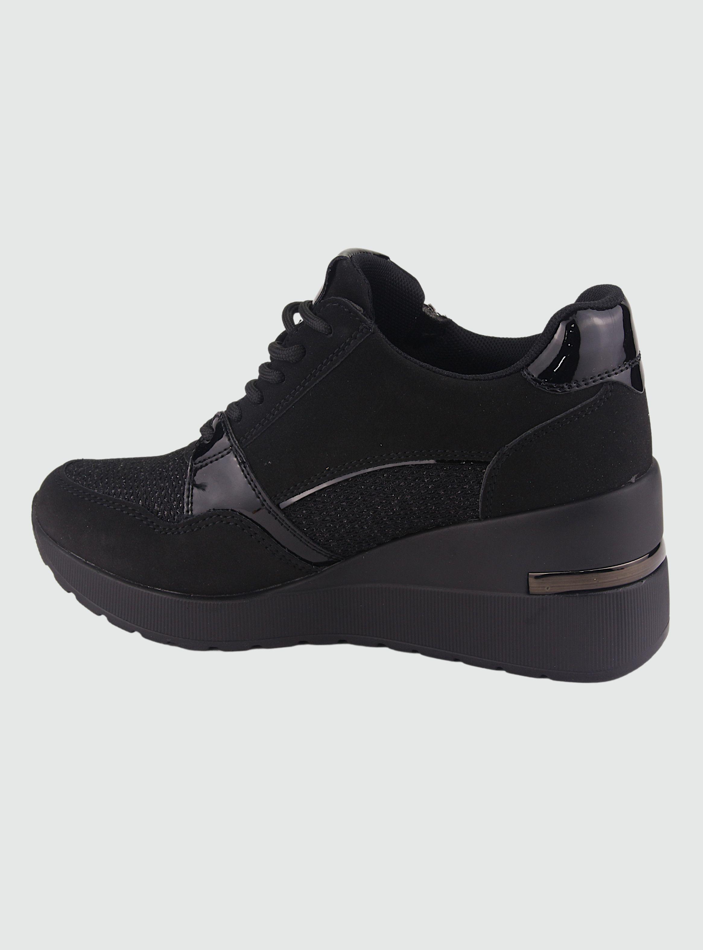 Zapatilla Chalada Mujer Bolden-5 Negro Urbano-1