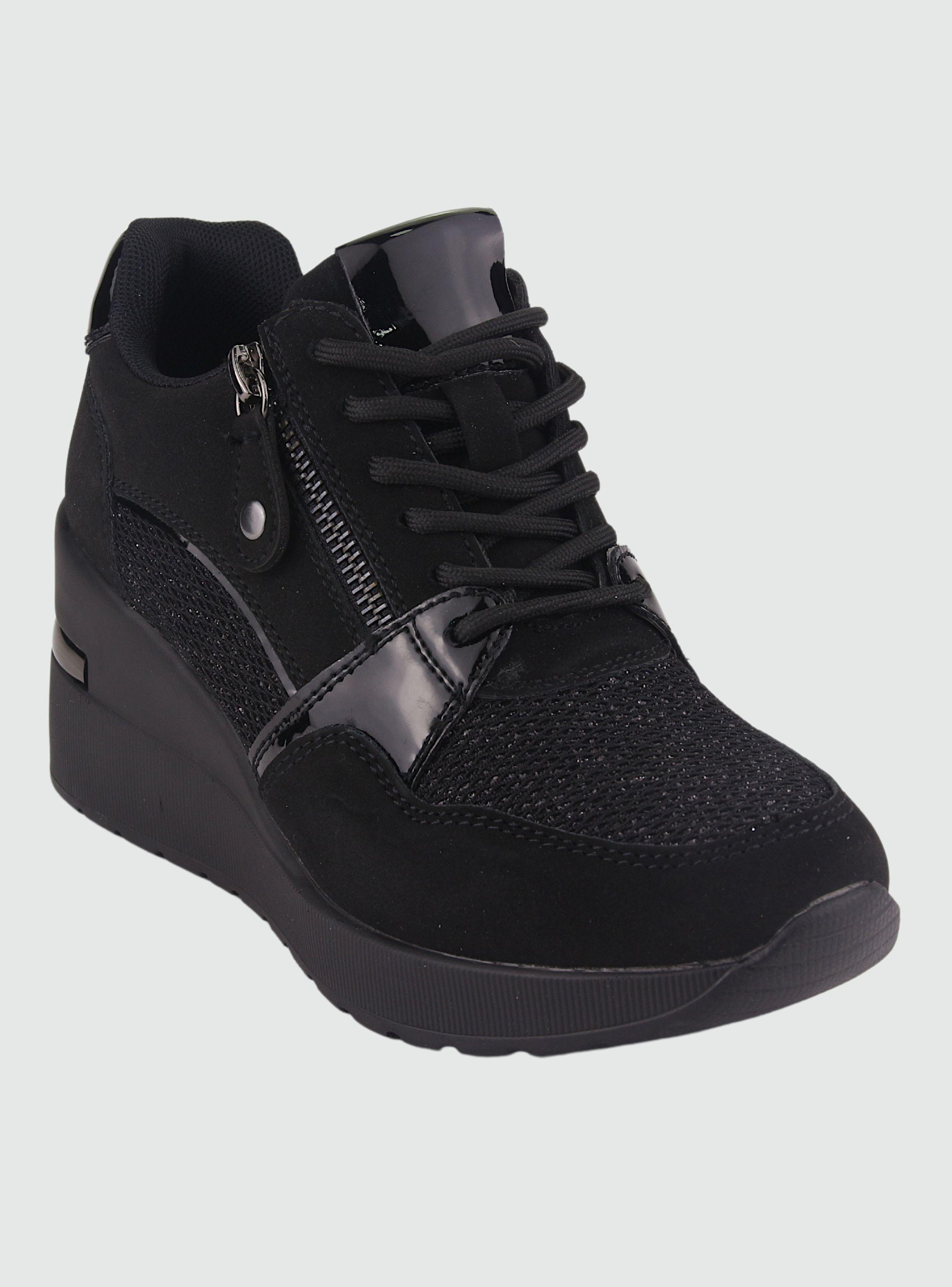 Zapatilla Chalada Mujer Bolden-5 Negro Urbano-2
