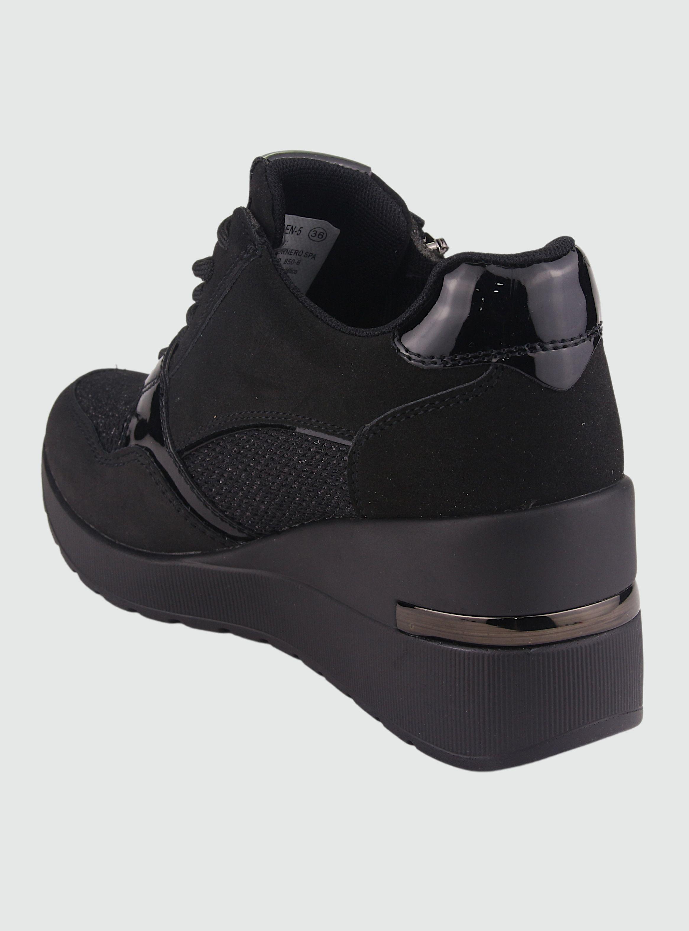 Zapatilla Chalada Mujer Bolden-5 Negro Urbano-3