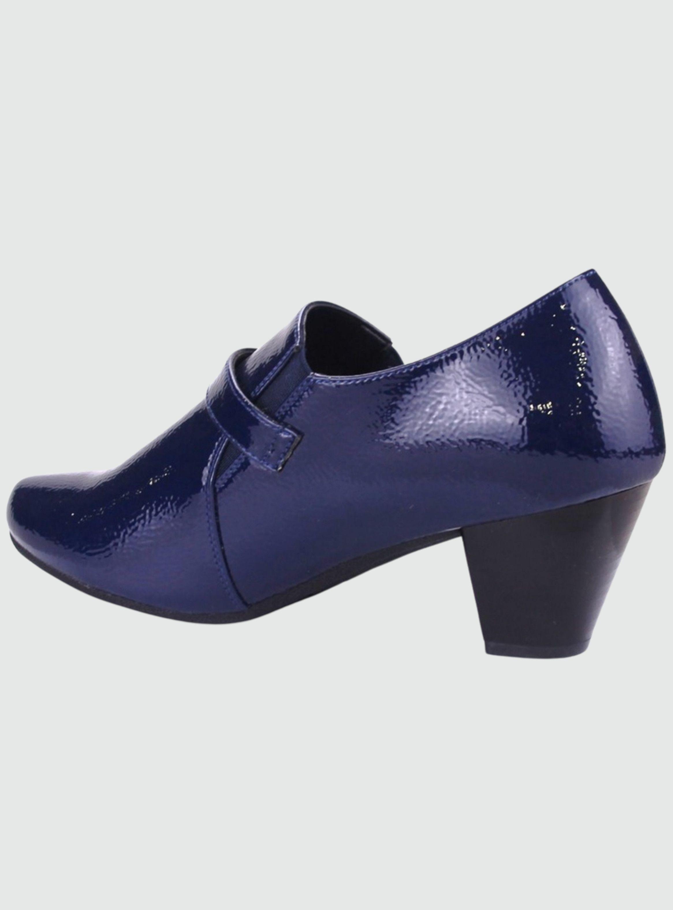 Zapato Chalada Mujer Tap-30 Azul Marino Moda-1