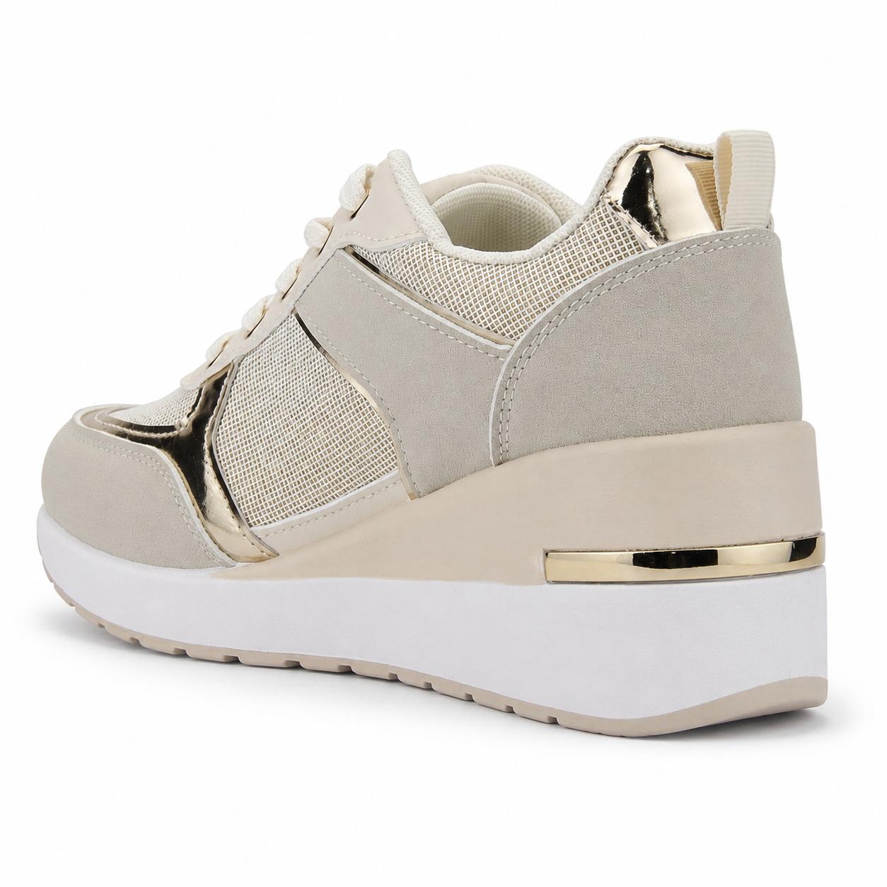 Zapatilla Dorado Mujer Urbano Chalada Bolki-3