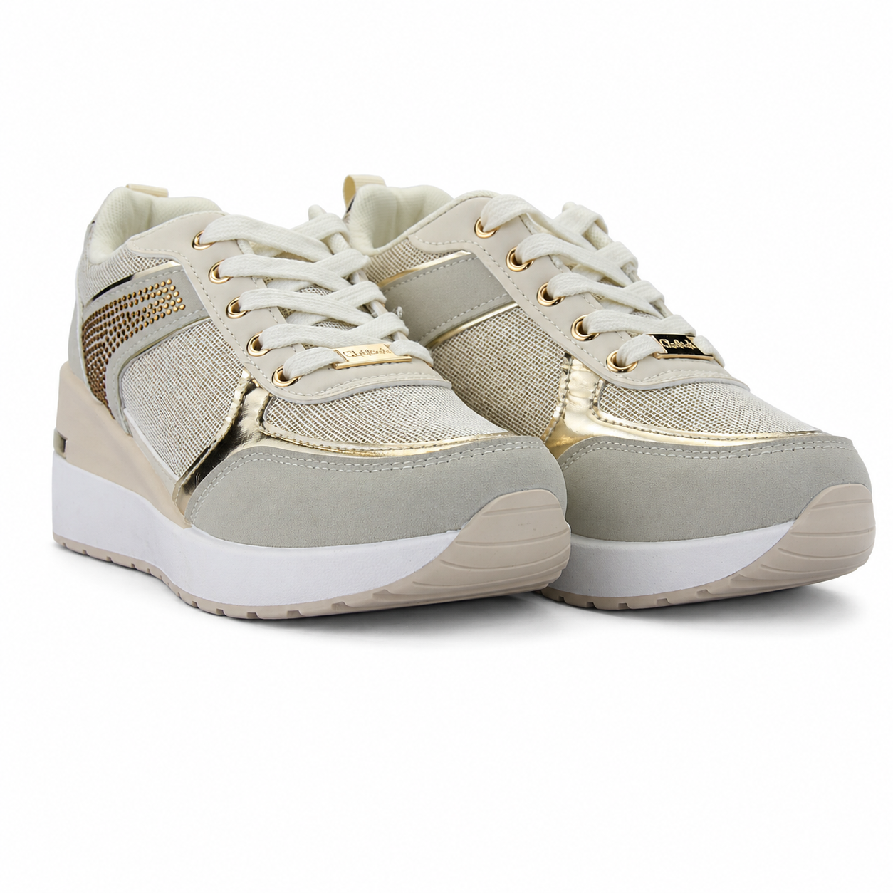 Zapatilla Dorado Mujer Urbano Chalada Bolki-6