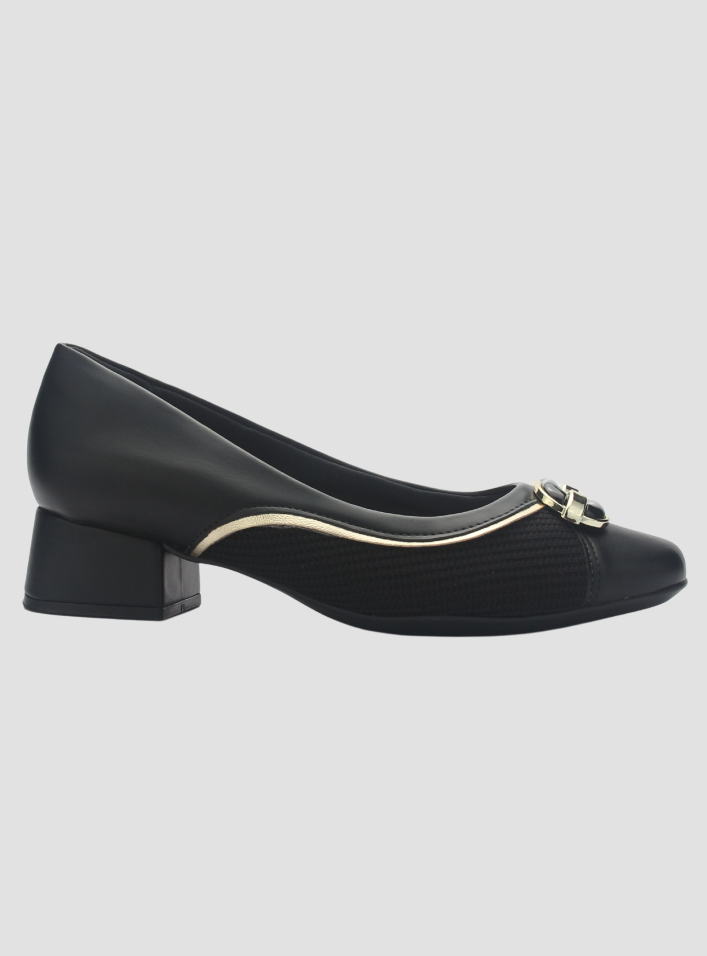 Zapato Mujer Negro Comfortflex 2595404 Casual-0