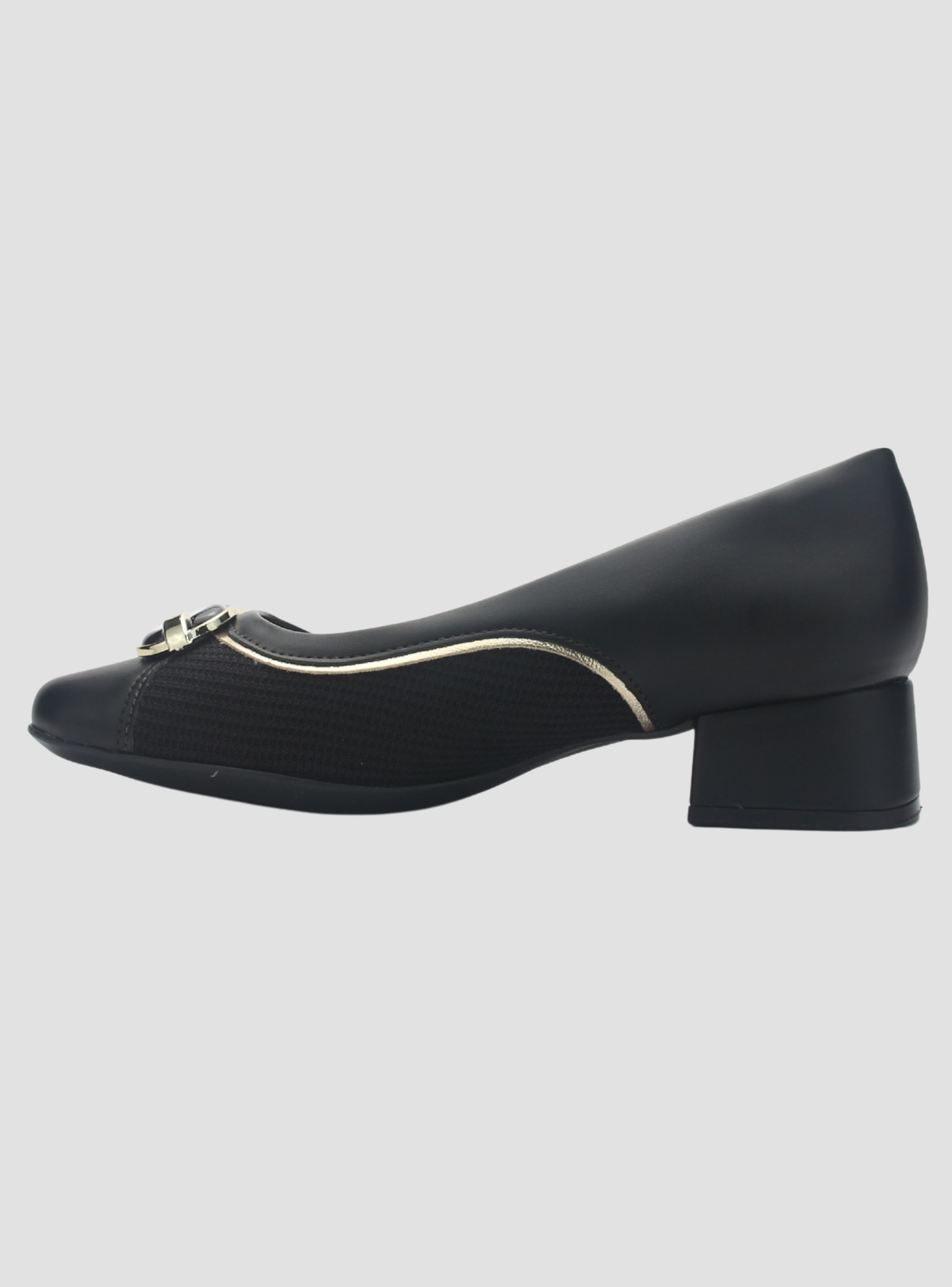 Zapato Mujer Negro Comfortflex 2595404 Casual-1