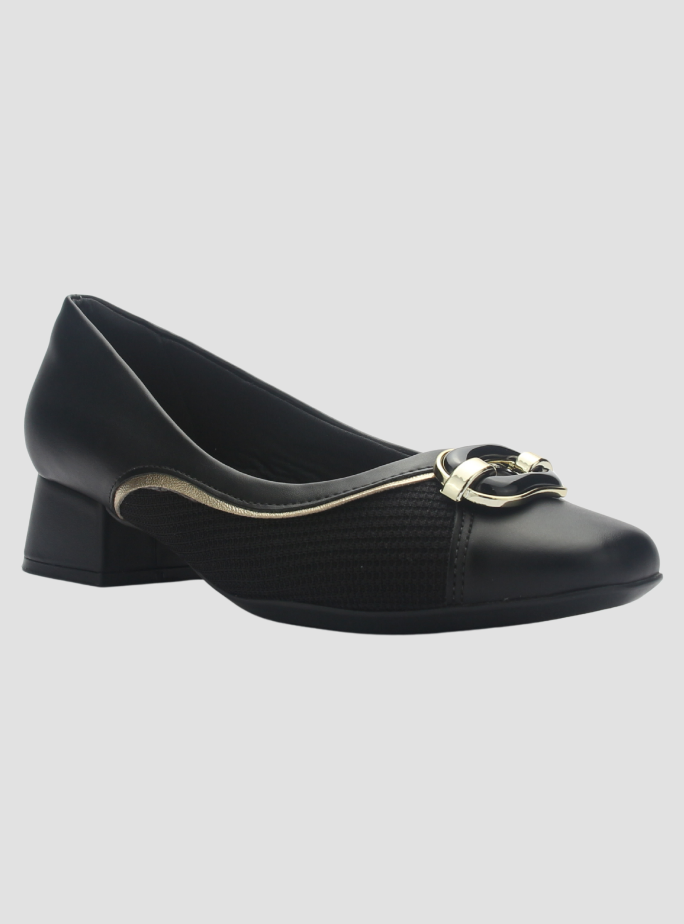 Zapato Mujer Negro Comfortflex 2595404 Casual-2