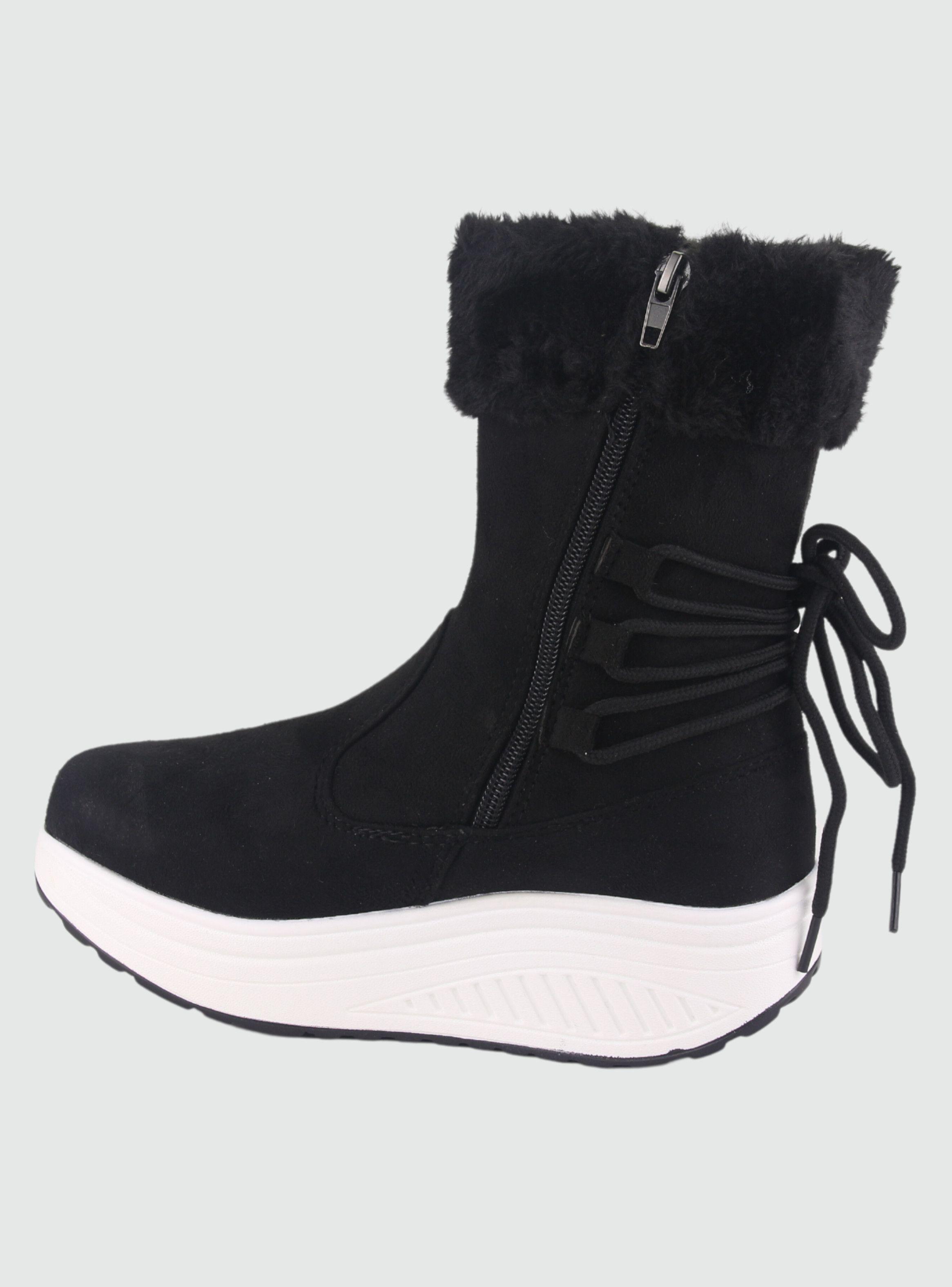 Botin Funway Mujer Tija-34 Negro Casual-1