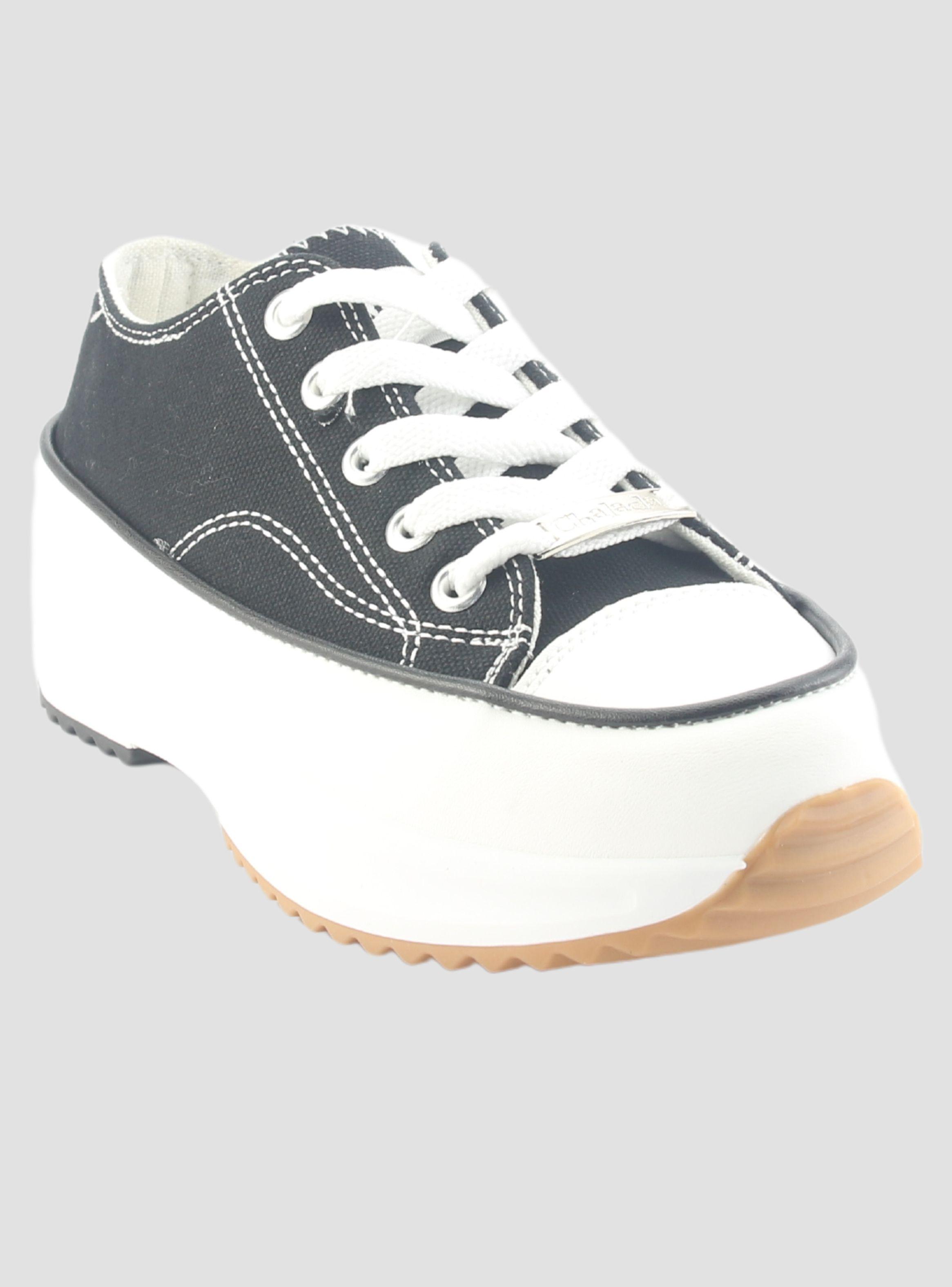 Zapatilla Chalada Mujer Biggerl-2 Negro Moda-2