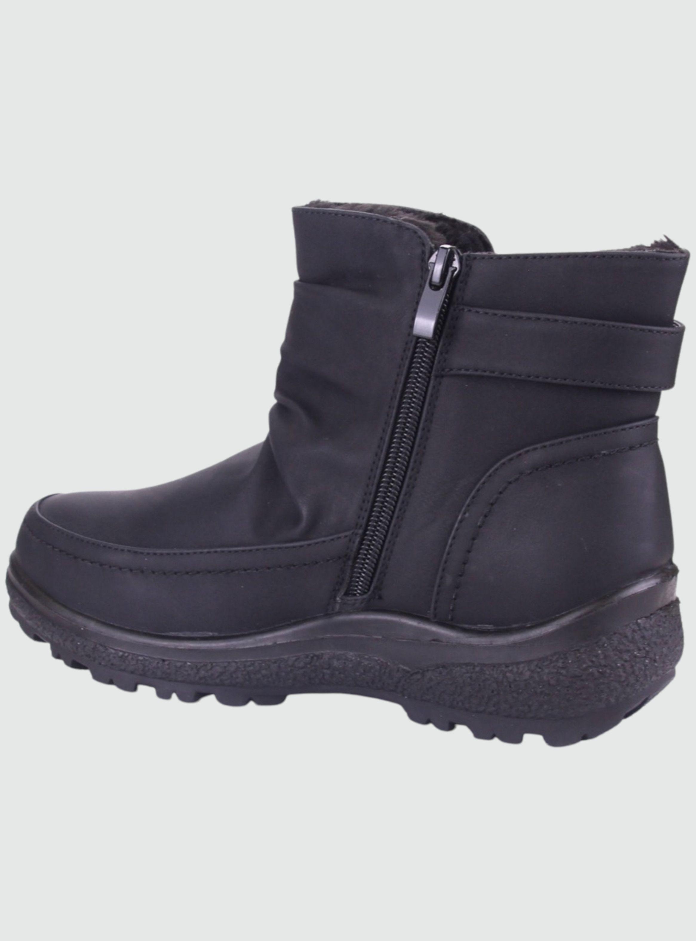 Botin Chalada Mujer Winter-5 Negro Casual-1