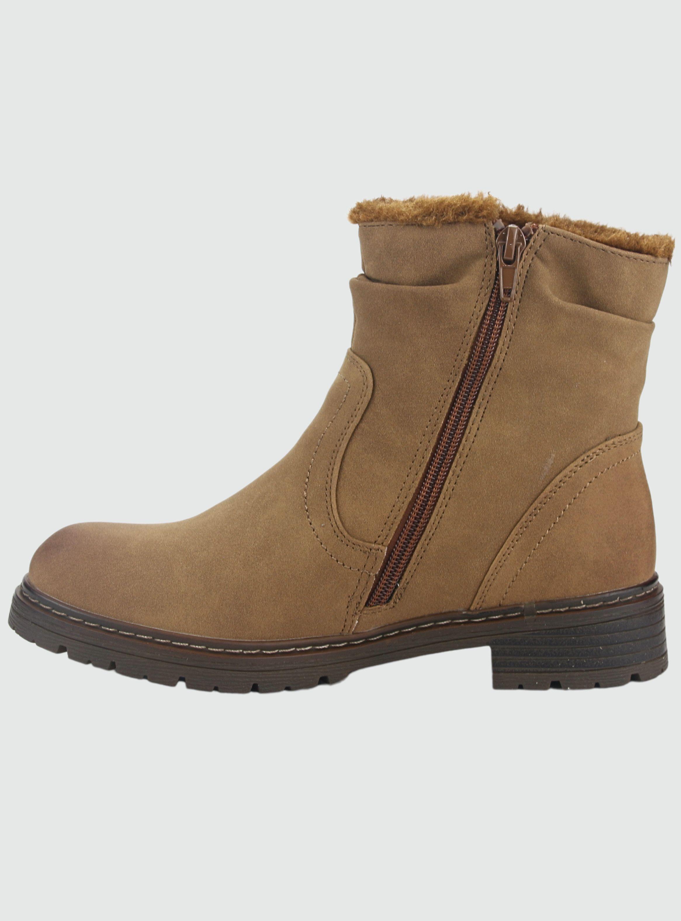 Botin Chalada Mujer Andy-2 Camel Casual-1
