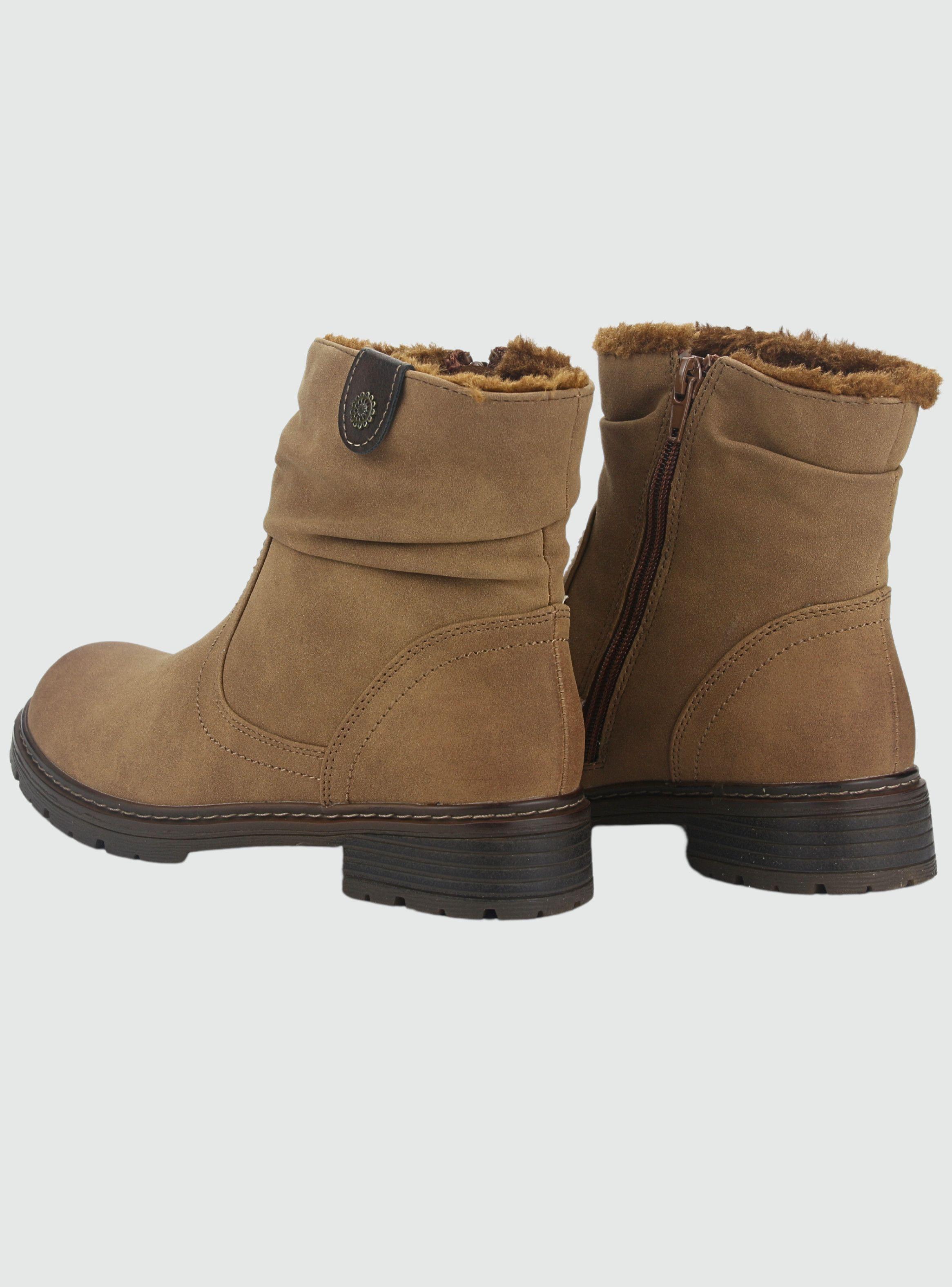 Botin Chalada Mujer Andy-2 Camel Casual-5