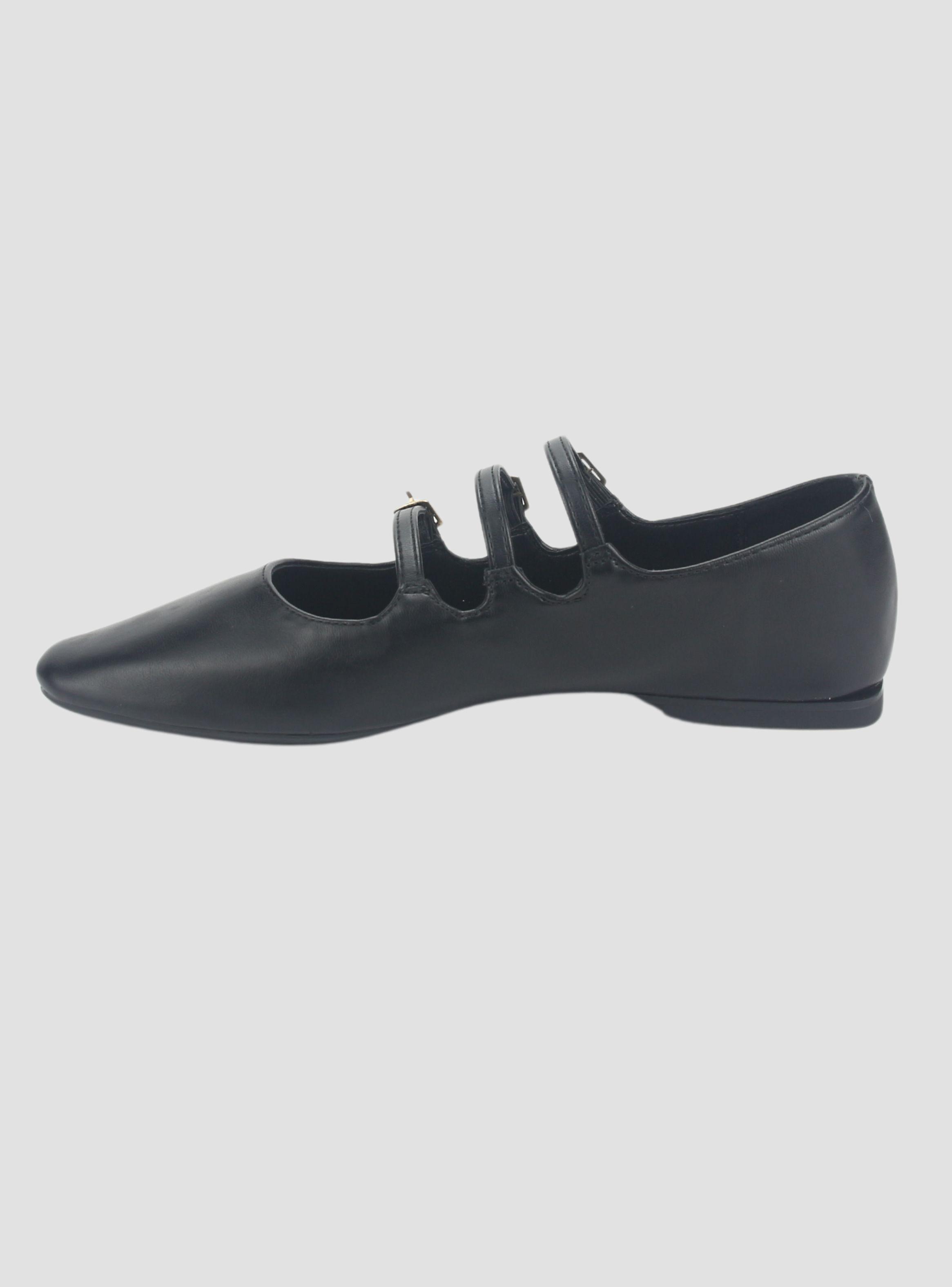 Ballerina Chalada Mujer Capo-3 Negro Plano-1