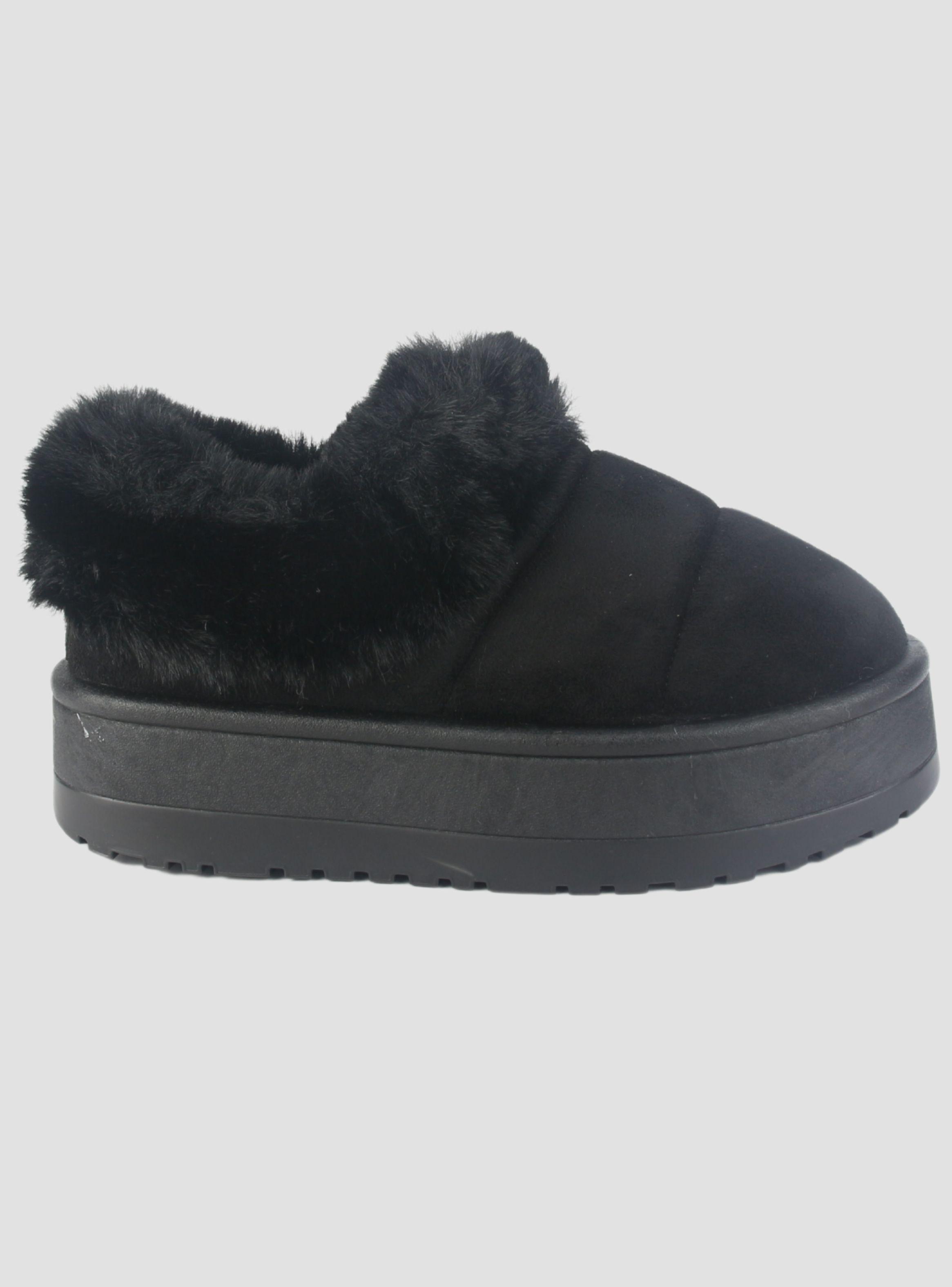 Pantufla Chalada Mujer Pinguih-5 Negro Urbano-0
