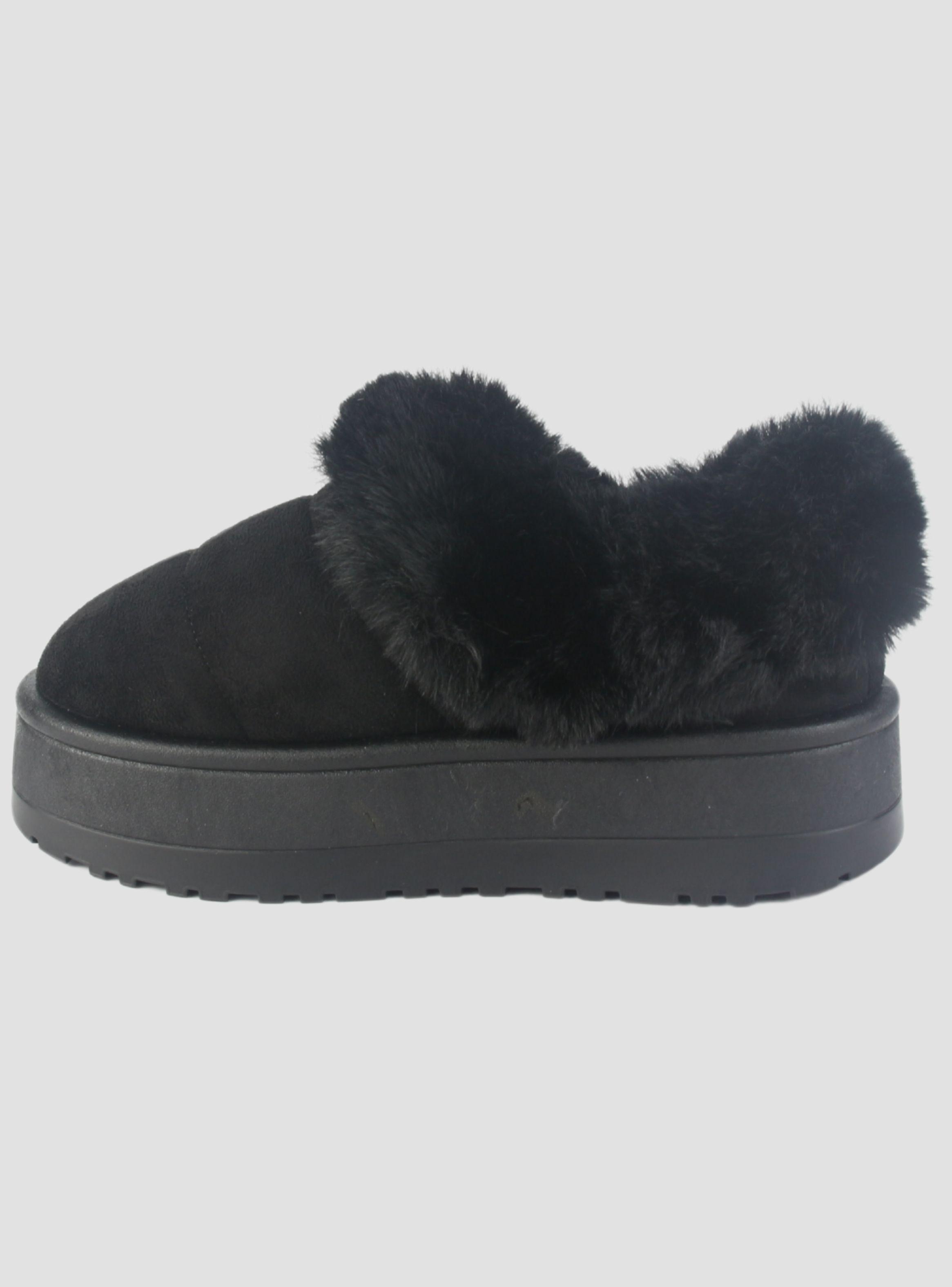 Pantufla Chalada Mujer Pinguih-5 Negro Urbano-1